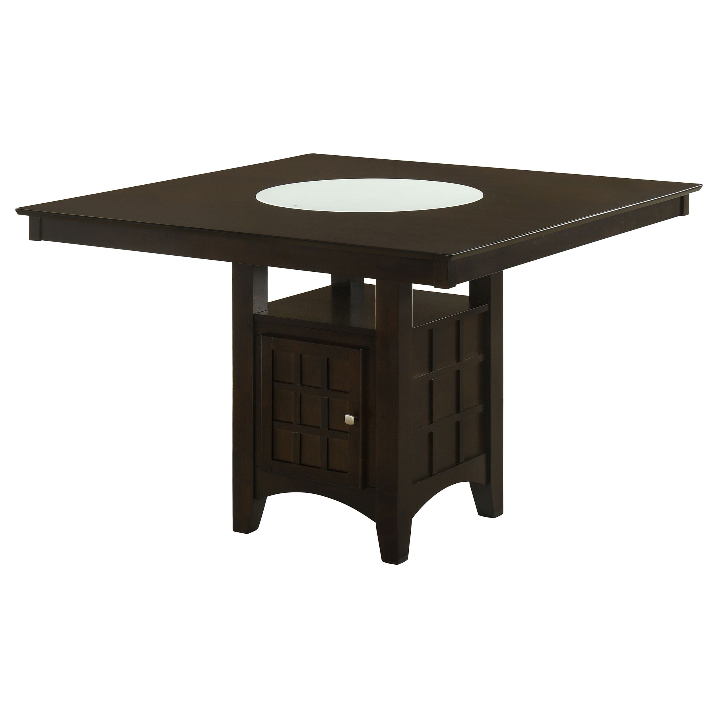 Dar Furniture - Coaster - Gabriel 52-inch Counter Height Dining Table Cappuccino - 100438