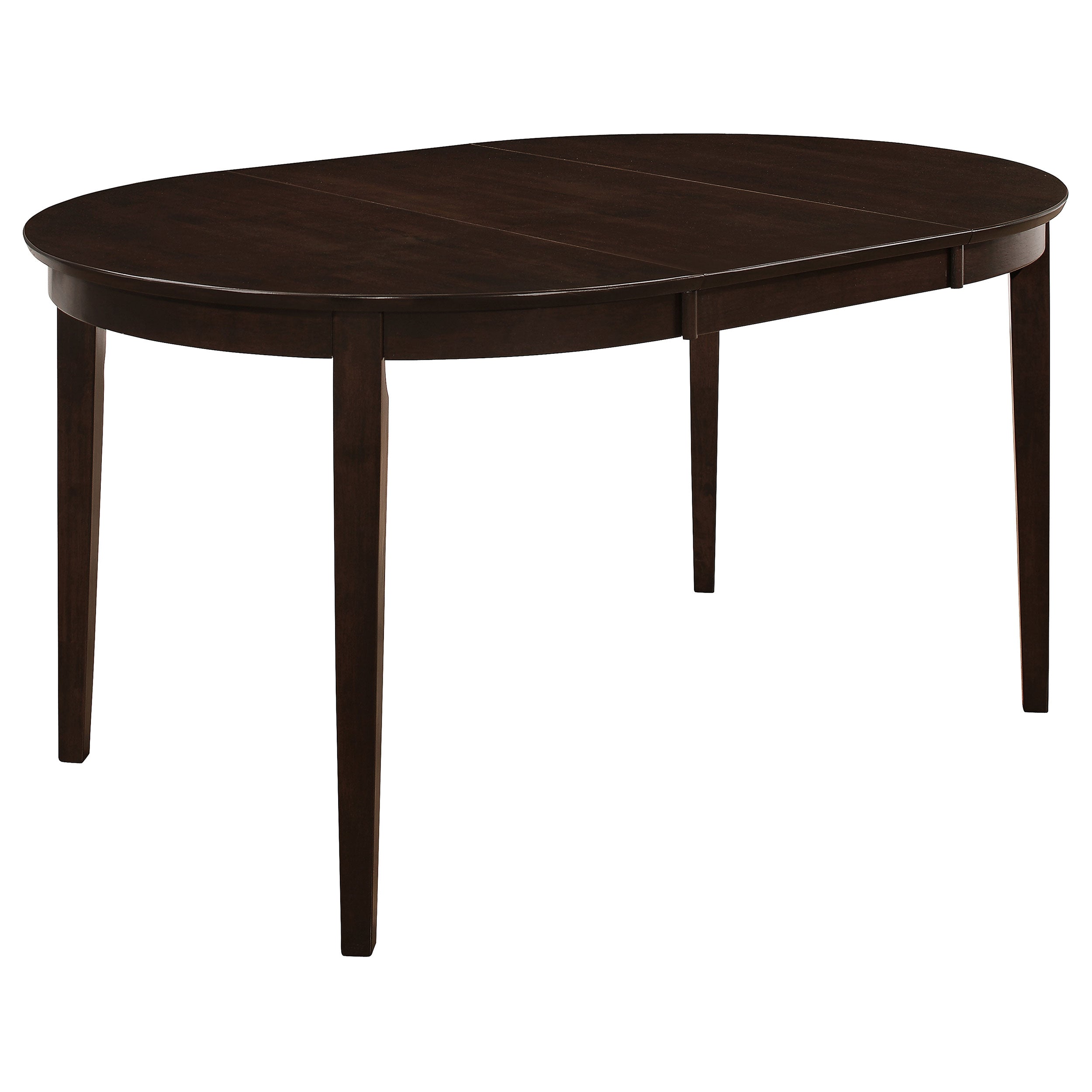 Dar Furniture - Coaster - Gabriel Oval 60-inch Extension Leaf Dining Table Cappuccino - 100770