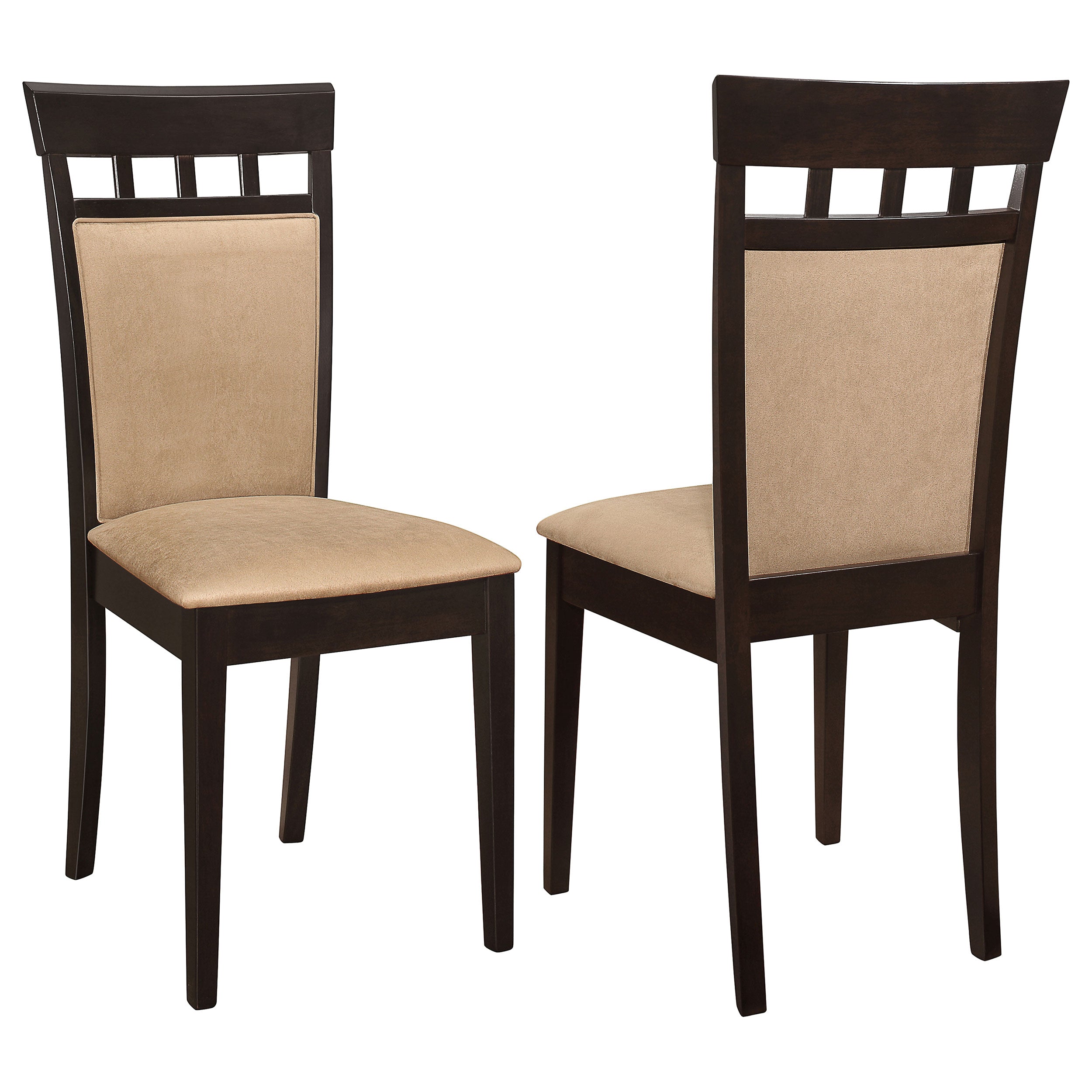 Dar Furniture - Coaster - Gabriel Closed Back Dining Side Chair Cappuccino (Set of 2) - 100773