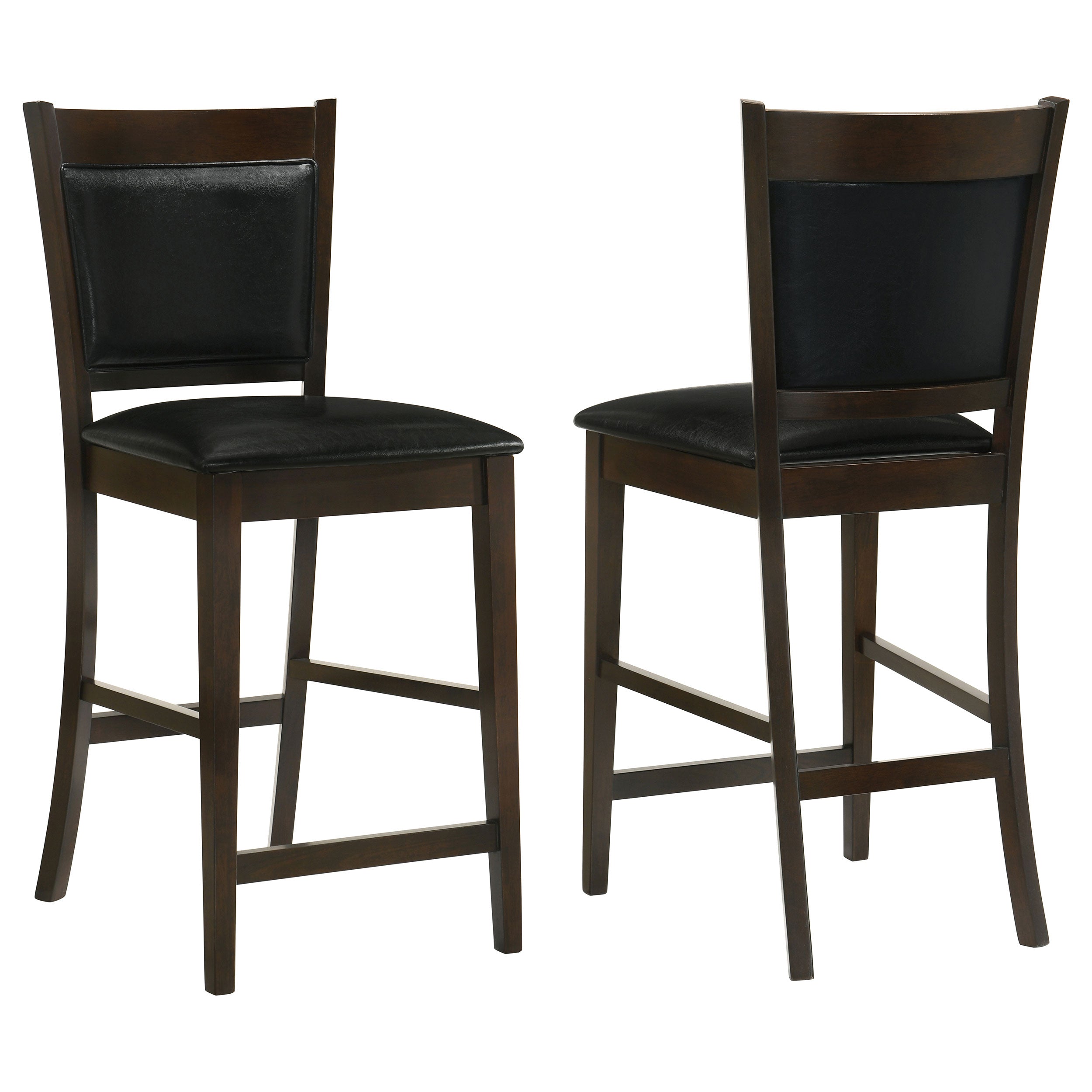 Dar Furniture - Coaster - Jaden Upholstered Counter Chair Espresso (Set of 2) - 100959