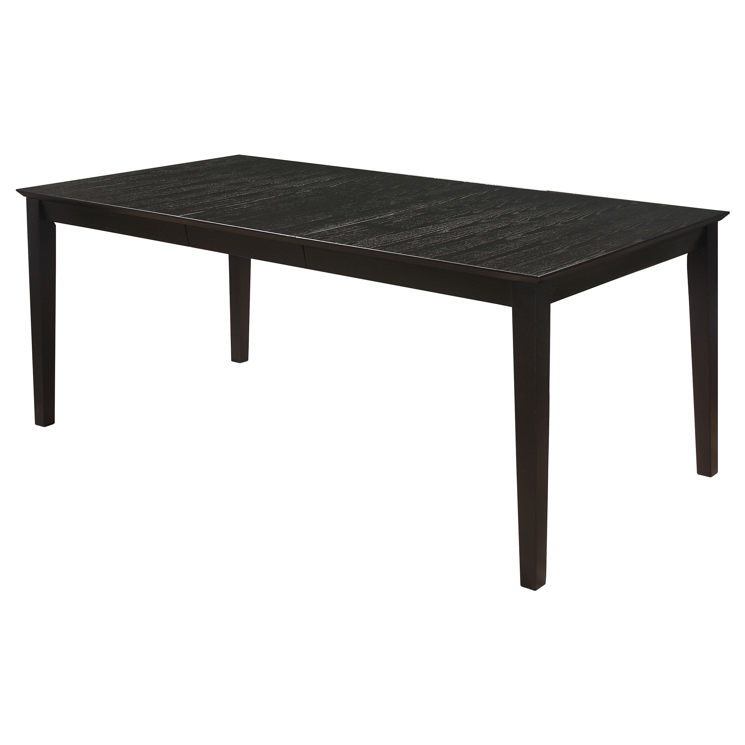 Dar Furniture - Coaster - Louise Rectangular 78-inch Extension Leaf Dining Table Black - 101561