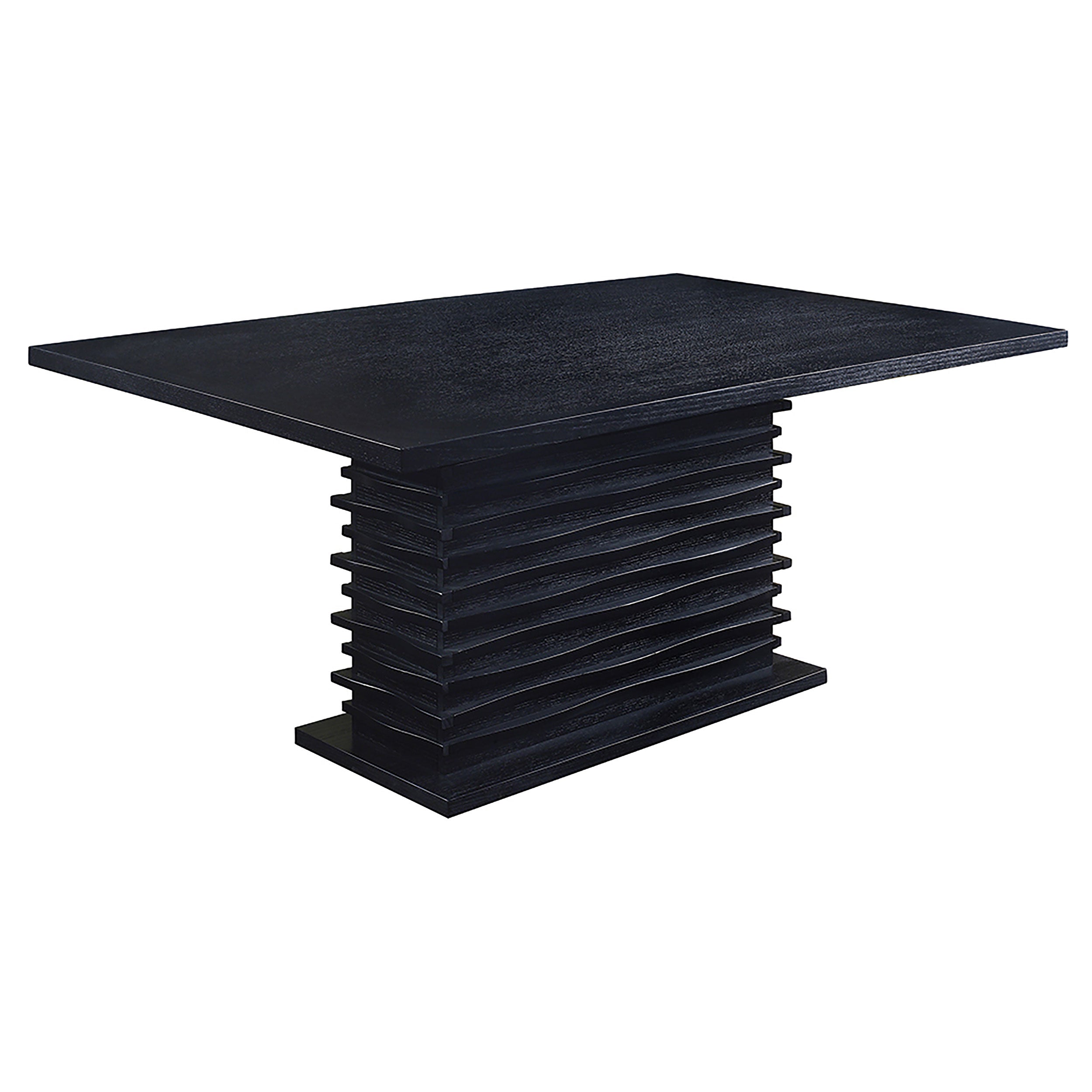 Dar Furniture - Coaster - Stanton Rectangular 66-inch Dining Table Black - 102061