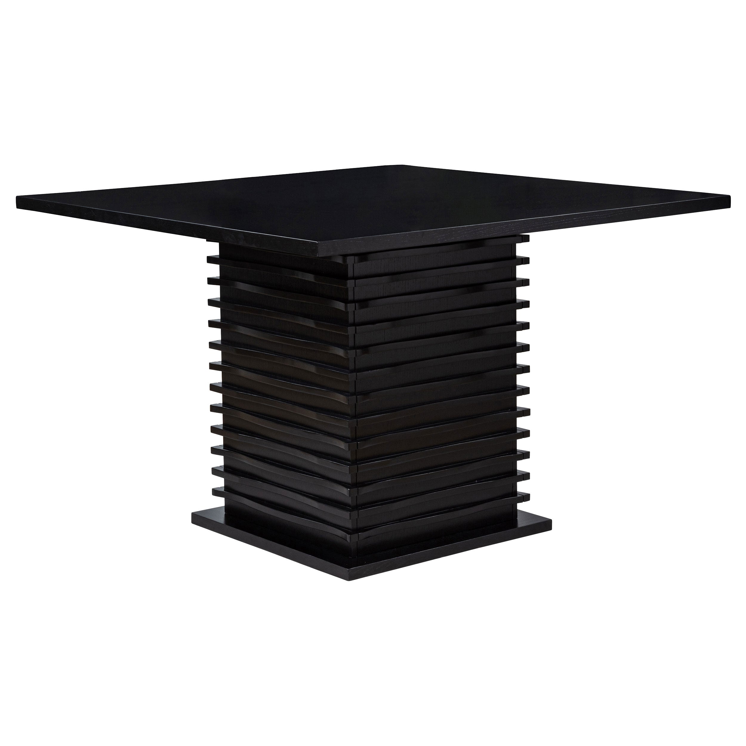 Dar Furniture - Coaster - Stanton Square 54-inch Counter Height Dining Table Black - 102068