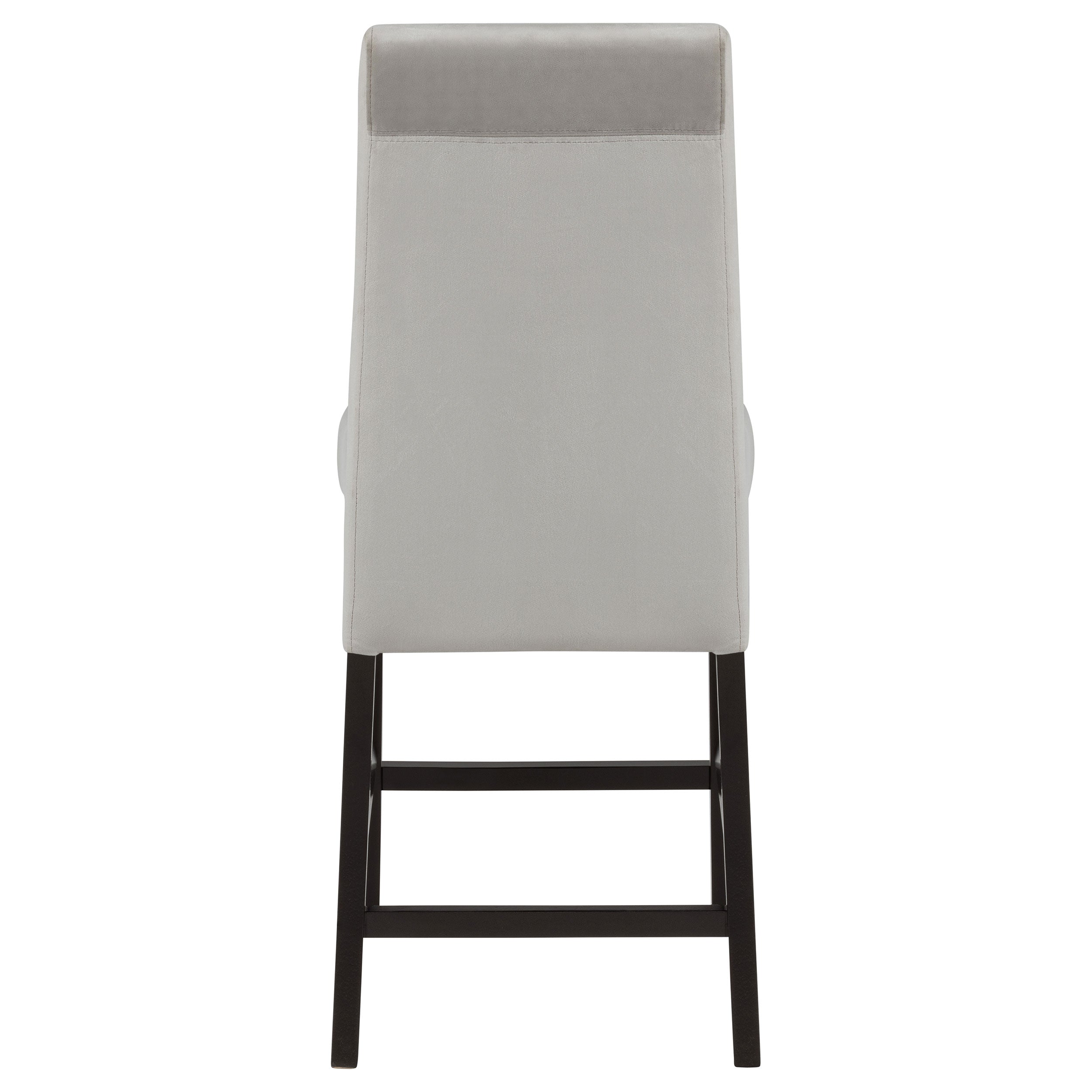 Stanton Velvet Upholstered Counter Chair Grey (Set of 2)