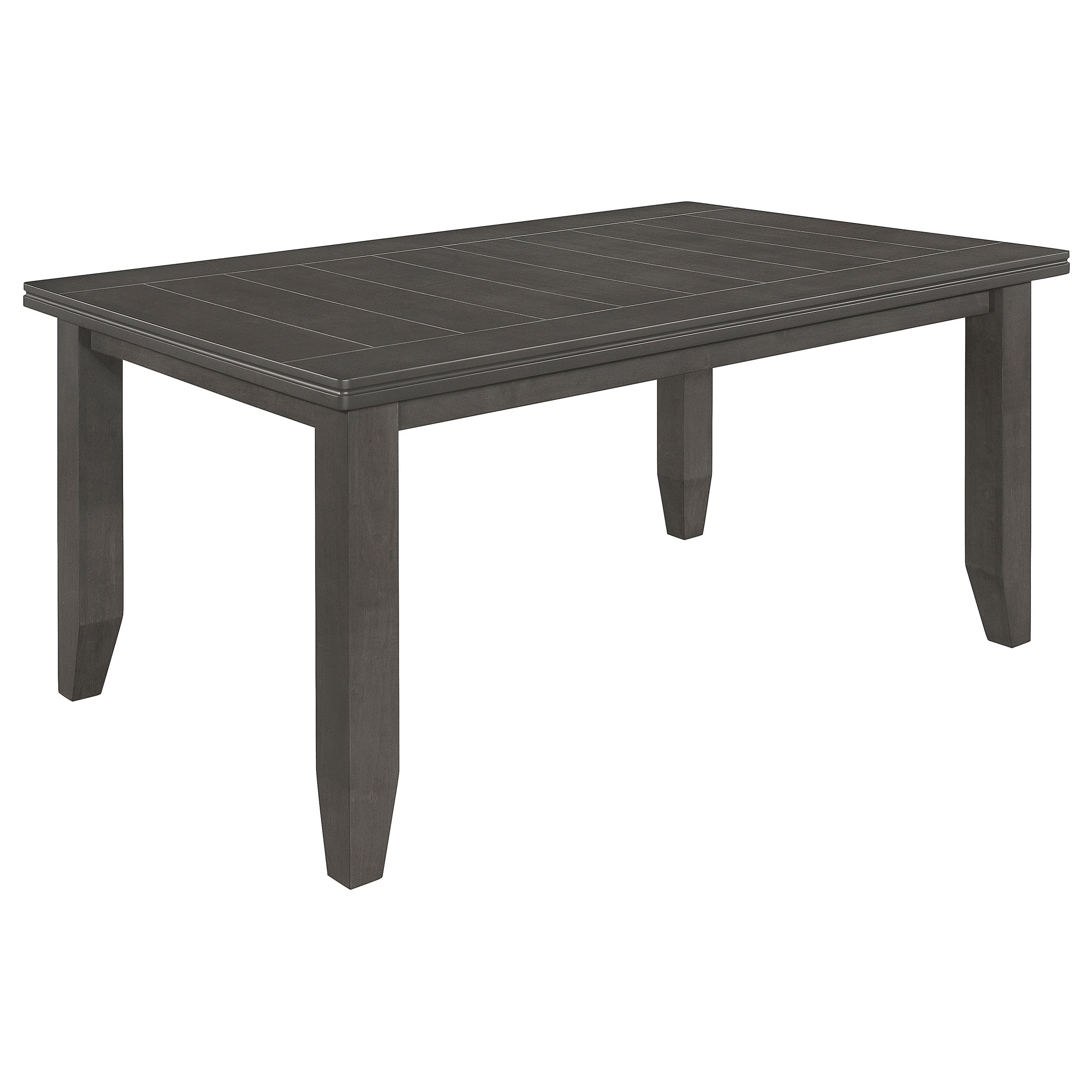 Dar Furniture - Coaster - Dalila Rectangular 66-inch Wood Dining Table Dark Grey - 102721GRY