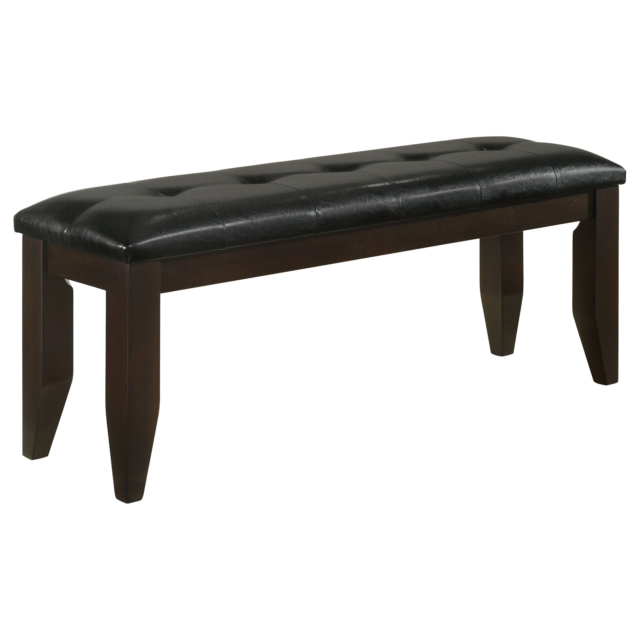 Dar Furniture - Coaster - Dalila Leatherette Upholstered Wood Dining Bench Cappuccino - 102723