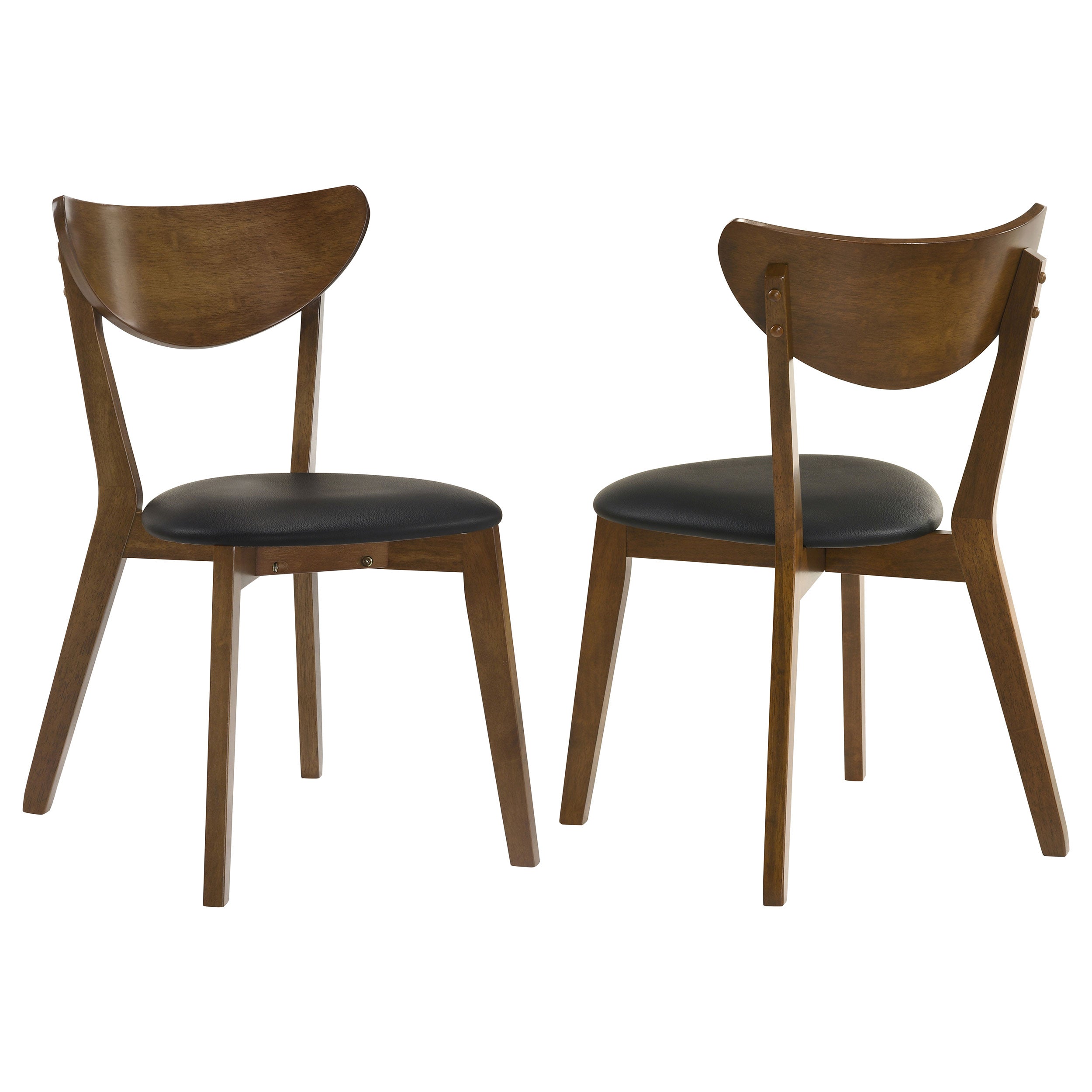 Dar Furniture - Coaster - Jedda Wood Dining Side Chair Dark Walnut (Set of 2) - 105362