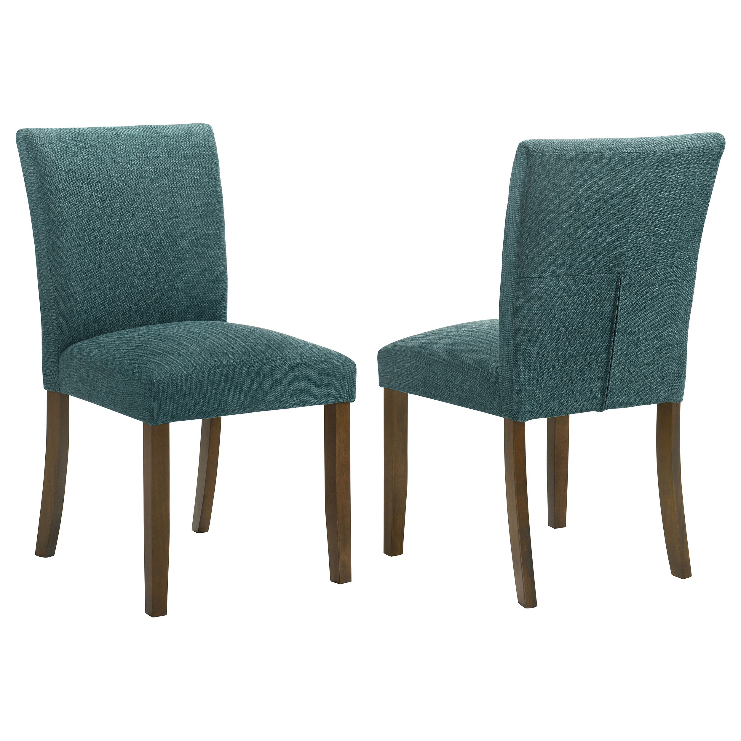 Dar Furniture - Coaster - Paxton Upholstered Dining Side Chair Teal Blue (Set of 2) - 106377