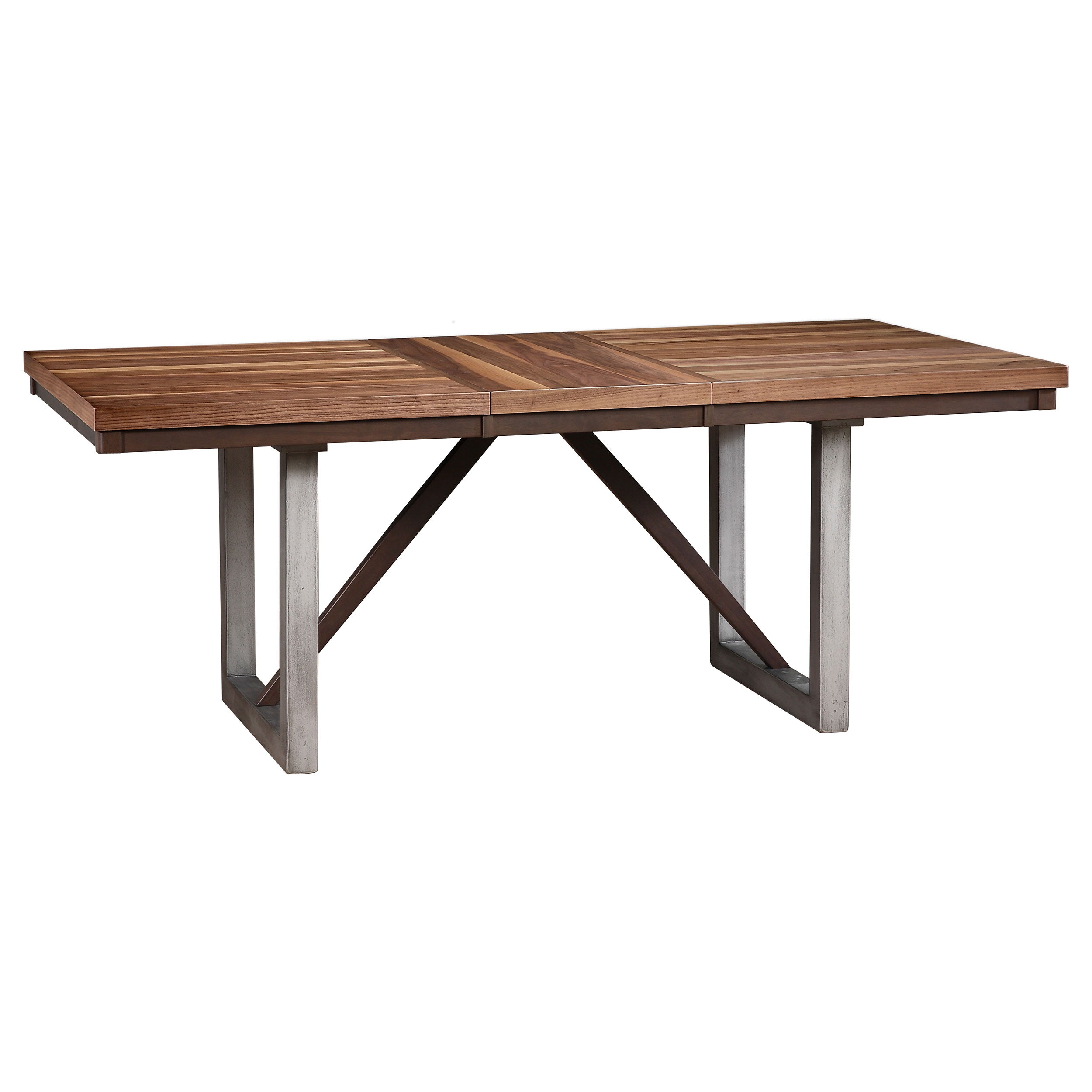 Dar Furniture - Coaster - Spring Creek 77-inch Extension Dining Table Natural Walnut - 106581