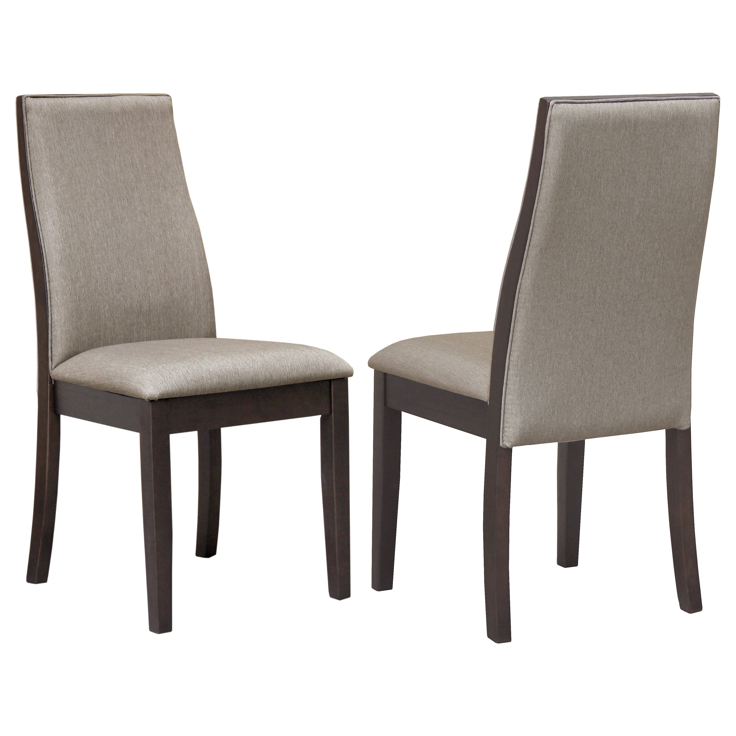 Dar Furniture - Coaster - Spring Creek Upholstered Dining Chair Taupe (Set of 2) - 106583