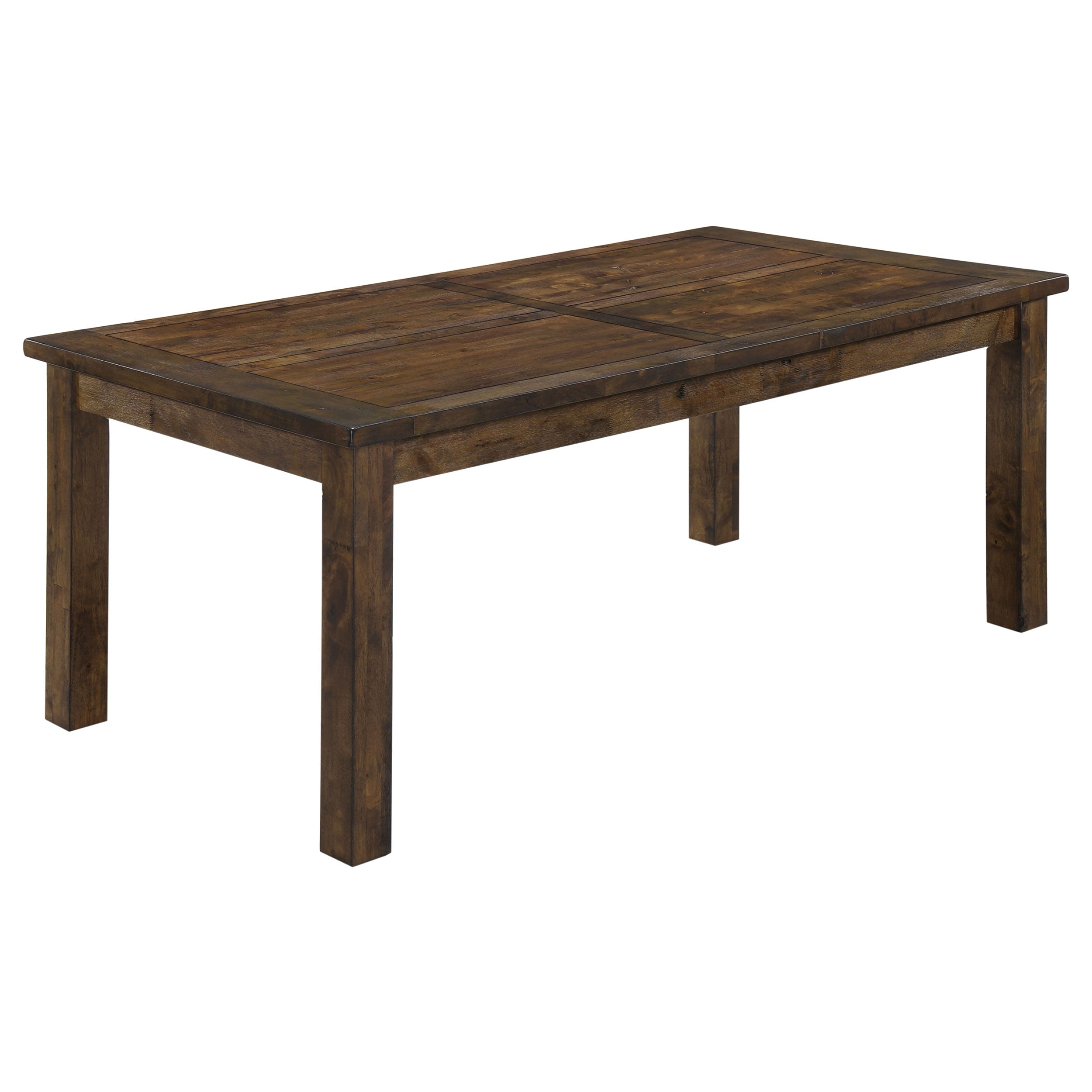 Dar Furniture - Coaster - Coleman Rectangular 79-inch Dining Table Rustic Golden Brown - 107041