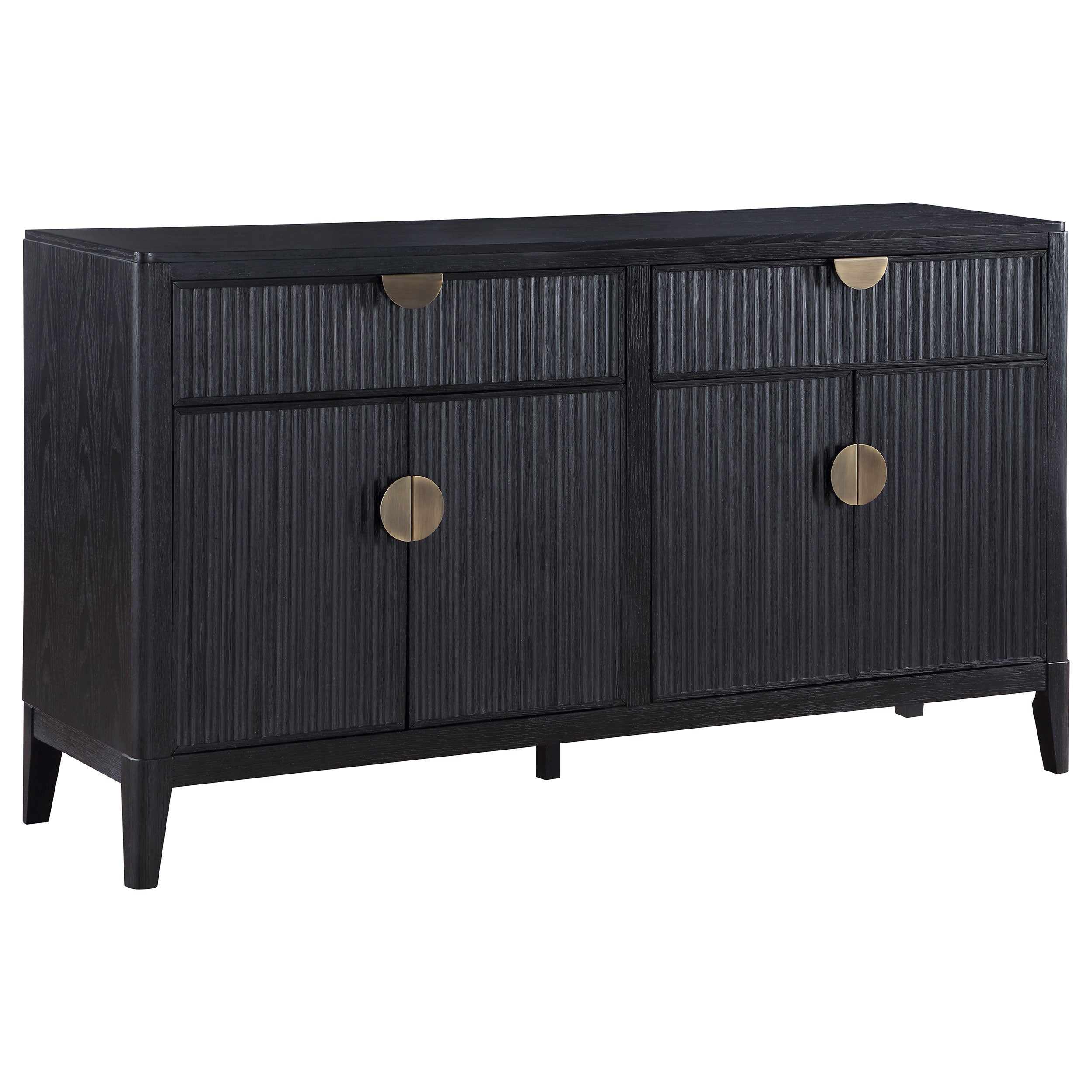 Dar Furniture - Coaster - Brookmead 4-door Sideboard Buffet Storage Cabinet Black - 108235