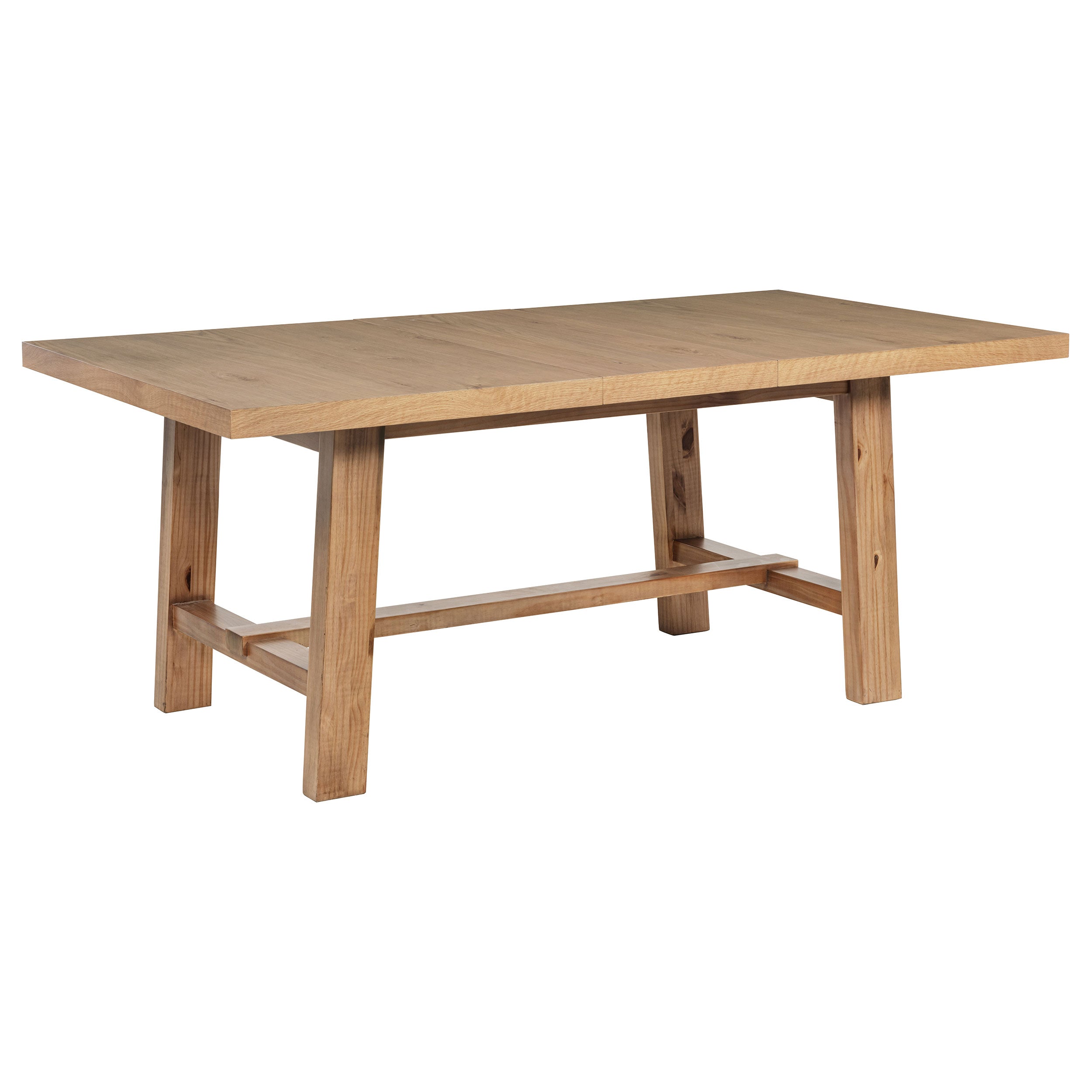 Dar Furniture - Coaster - Middleton 76-inch Extension Leaf Dining Table Natural Brown - 108540