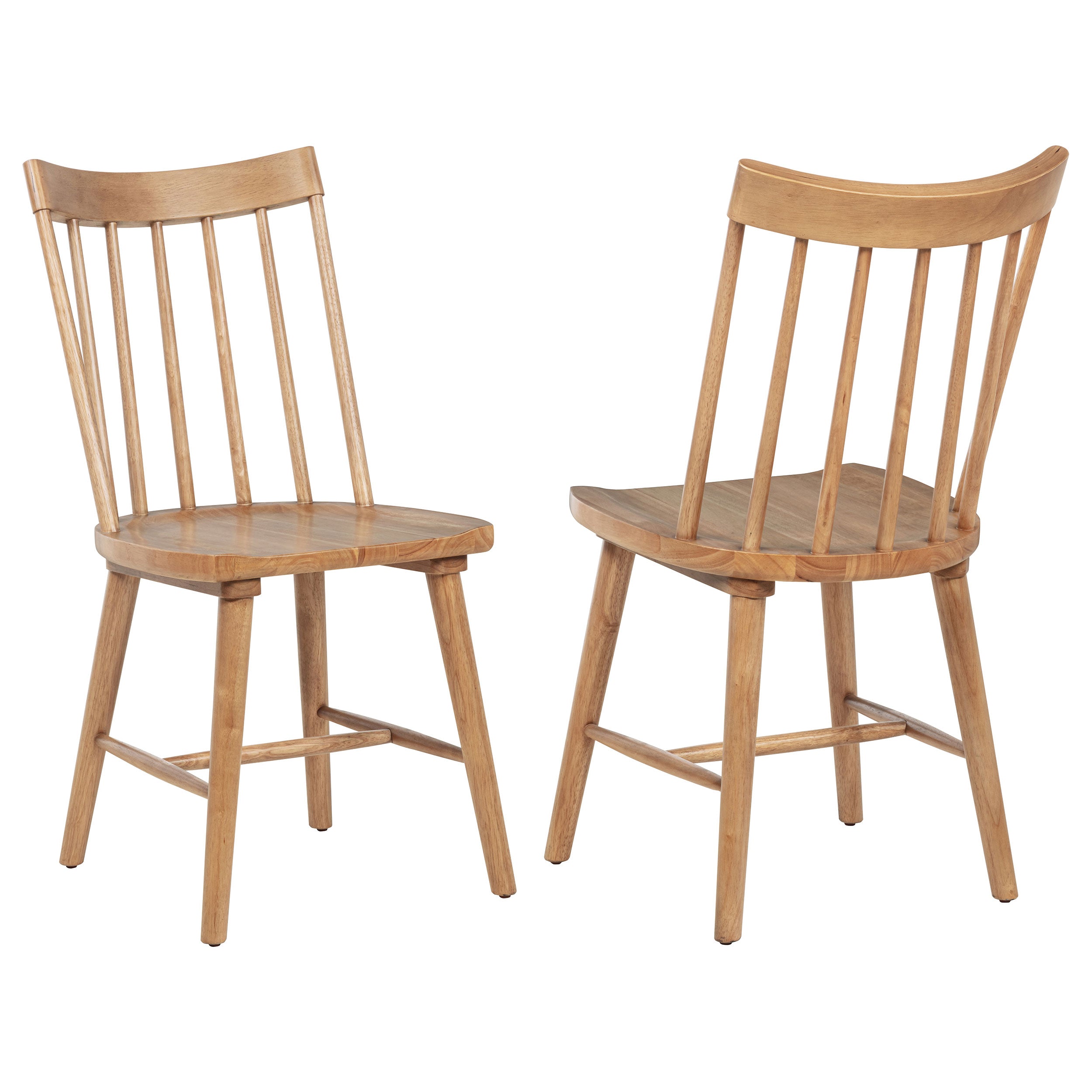 Dar Furniture - Coaster - Middleton Solid Wood Dining Side Chair Brown (Set of 2) - 108546NAT