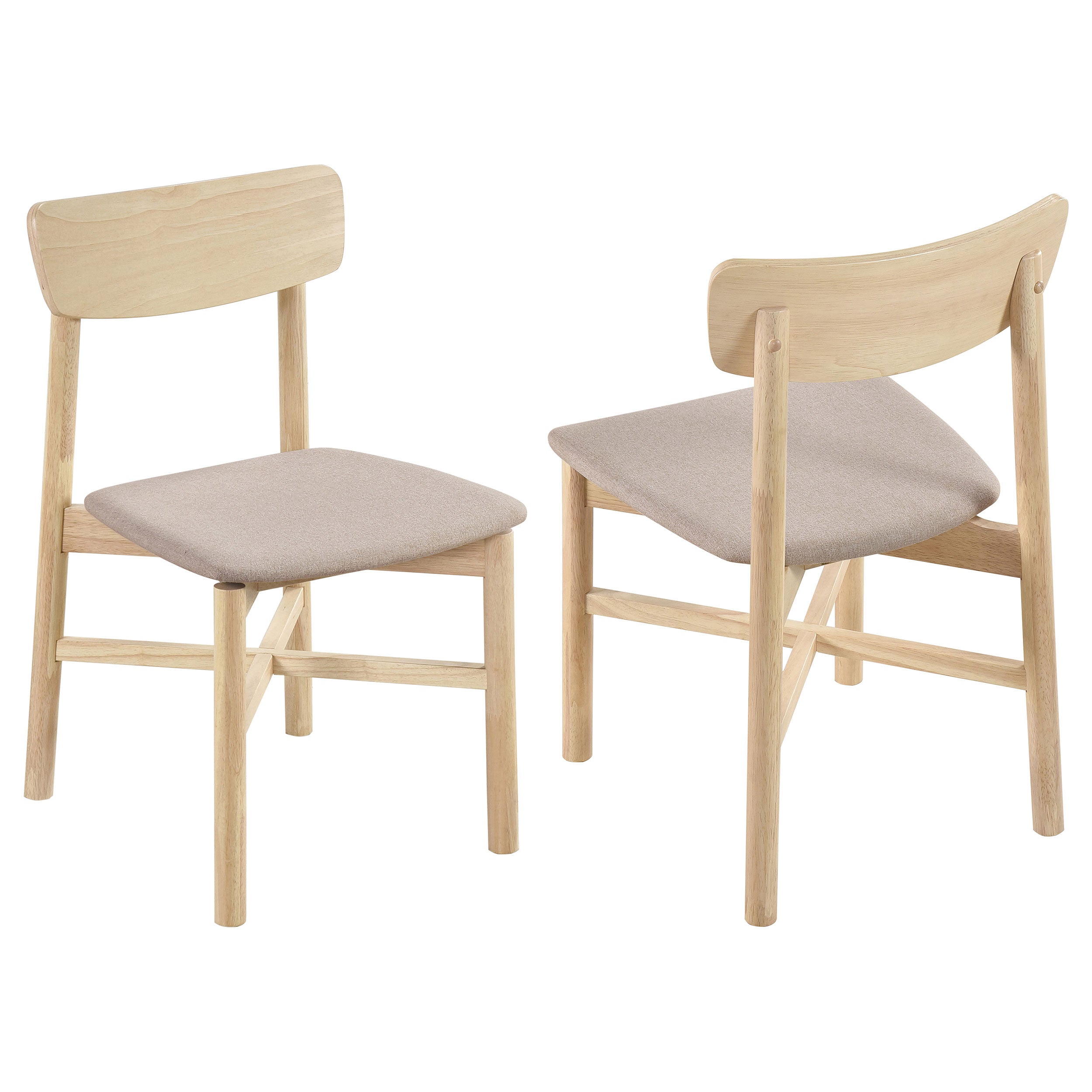 Dar Furniture - Coaster - Parkridge Dining Side Chair White Washed (Set of 2) - 108552