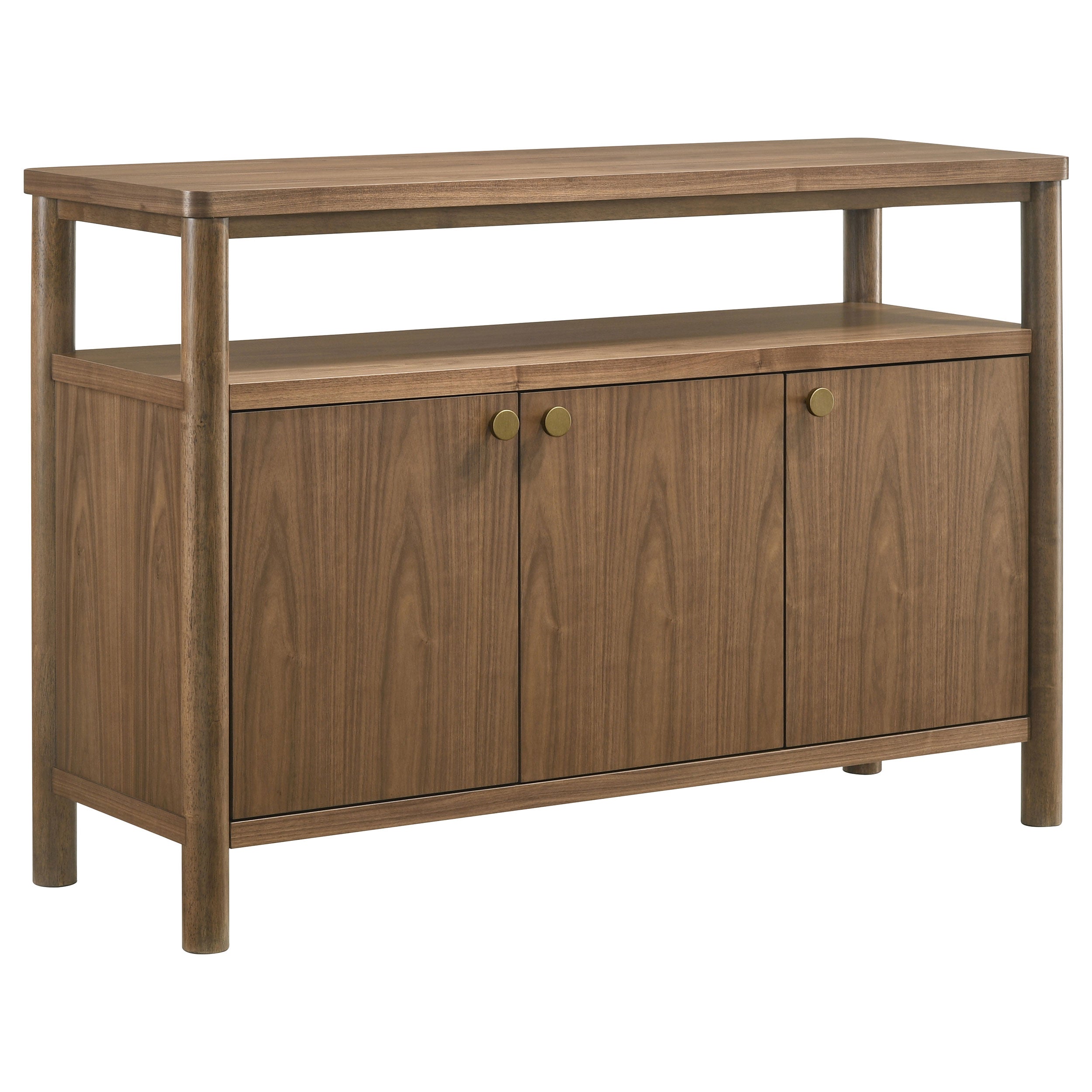Dar Furniture - Coaster - Crestmore 52-inch Dining Cabinet Sideboard Buffet Walnut - 108575