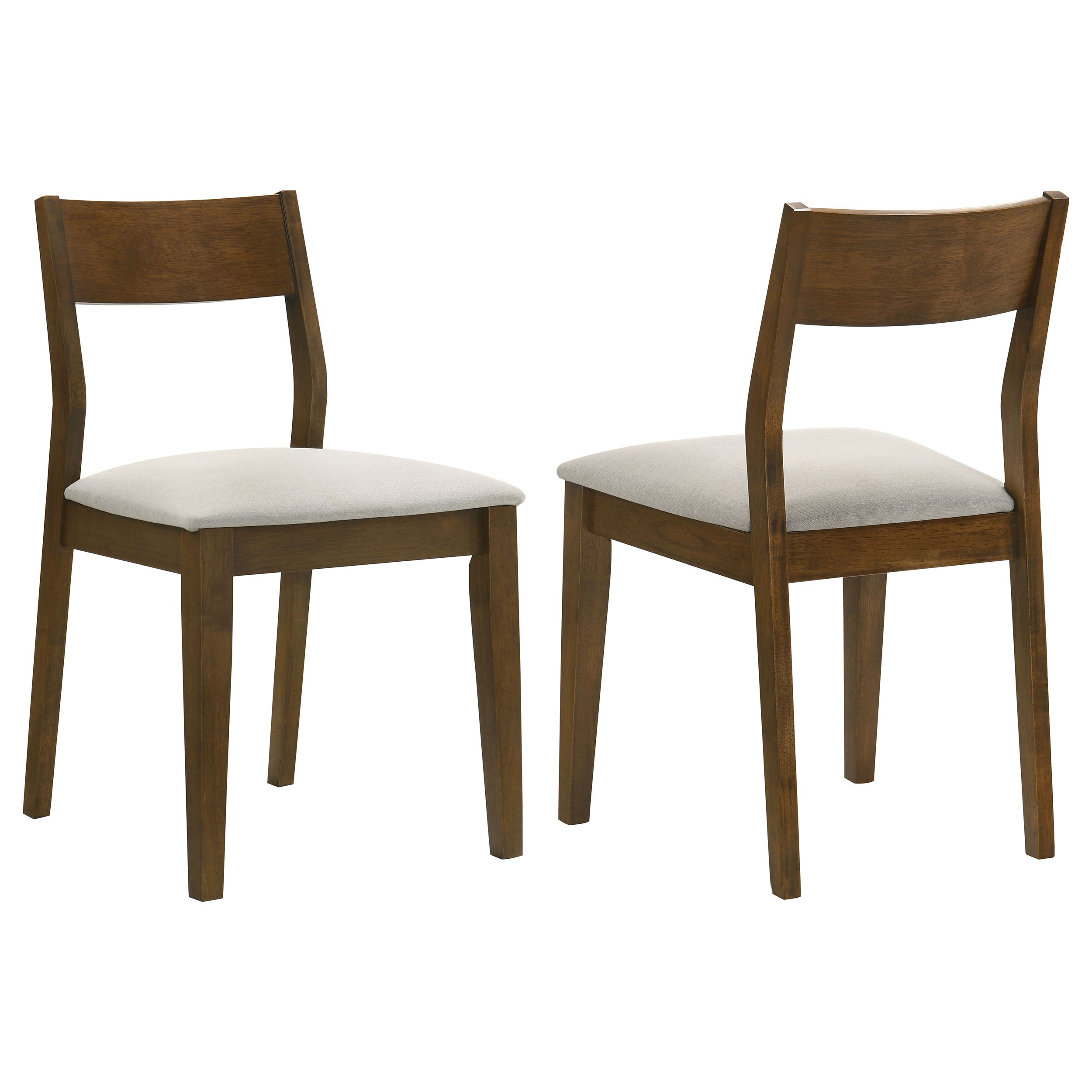 Dar Furniture - Coaster - Almonte Dining Chair Upholstered Seat Dark Brown (Set of 2) - 108922