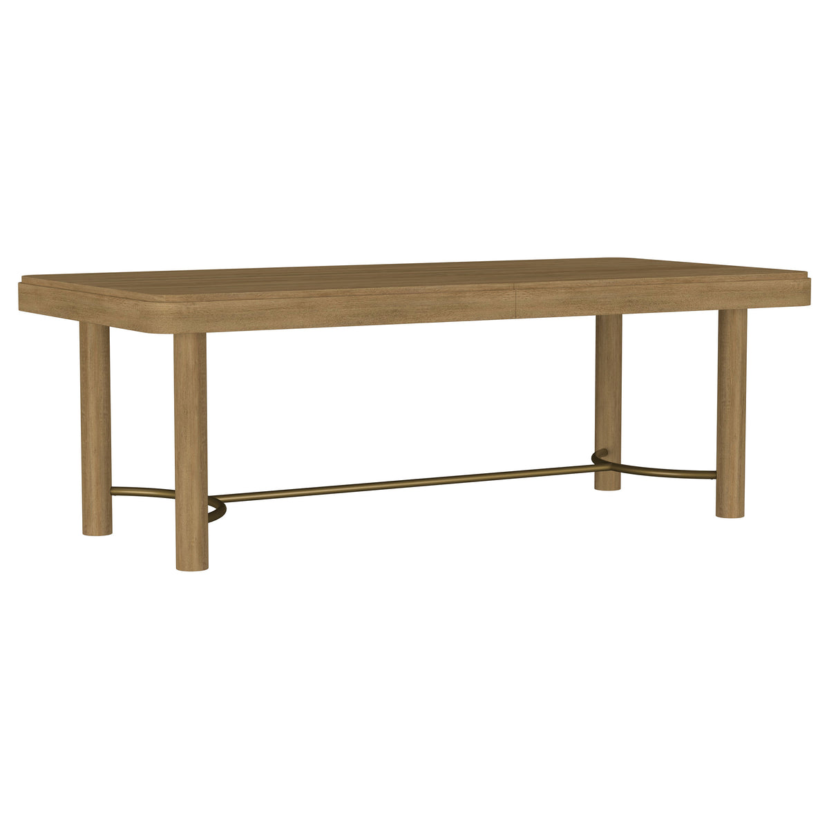 Dar Furniture - Coaster - Arini 104-inch Extension Leaf Dining Table Sand Wash - 108931