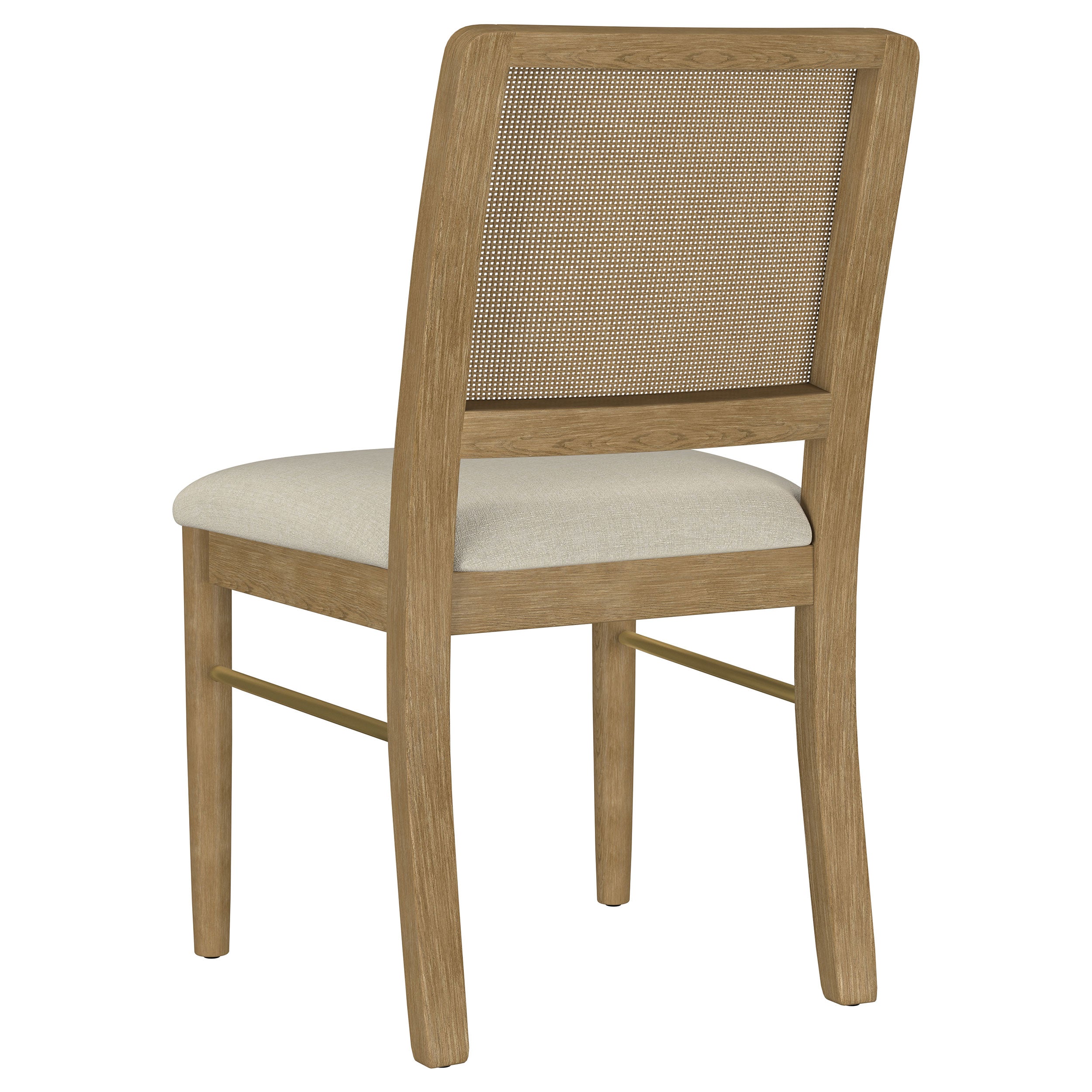 Arini Rattan Cane Dining Side Chair Sand Wash (Set of 2)