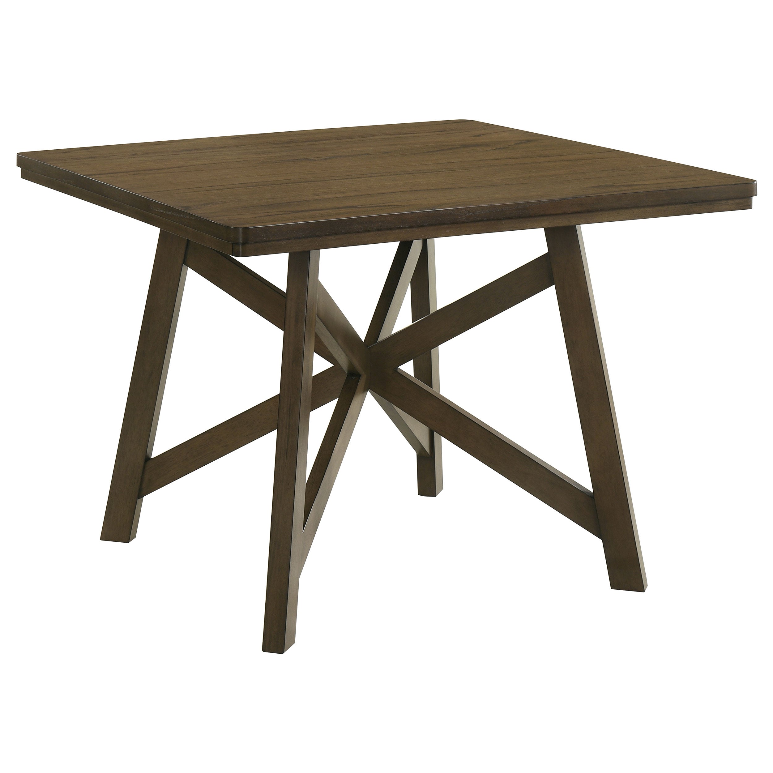 Dar Furniture - Coaster - Canfield 47-inch Square Counter Height Dining Table Brown - 109178