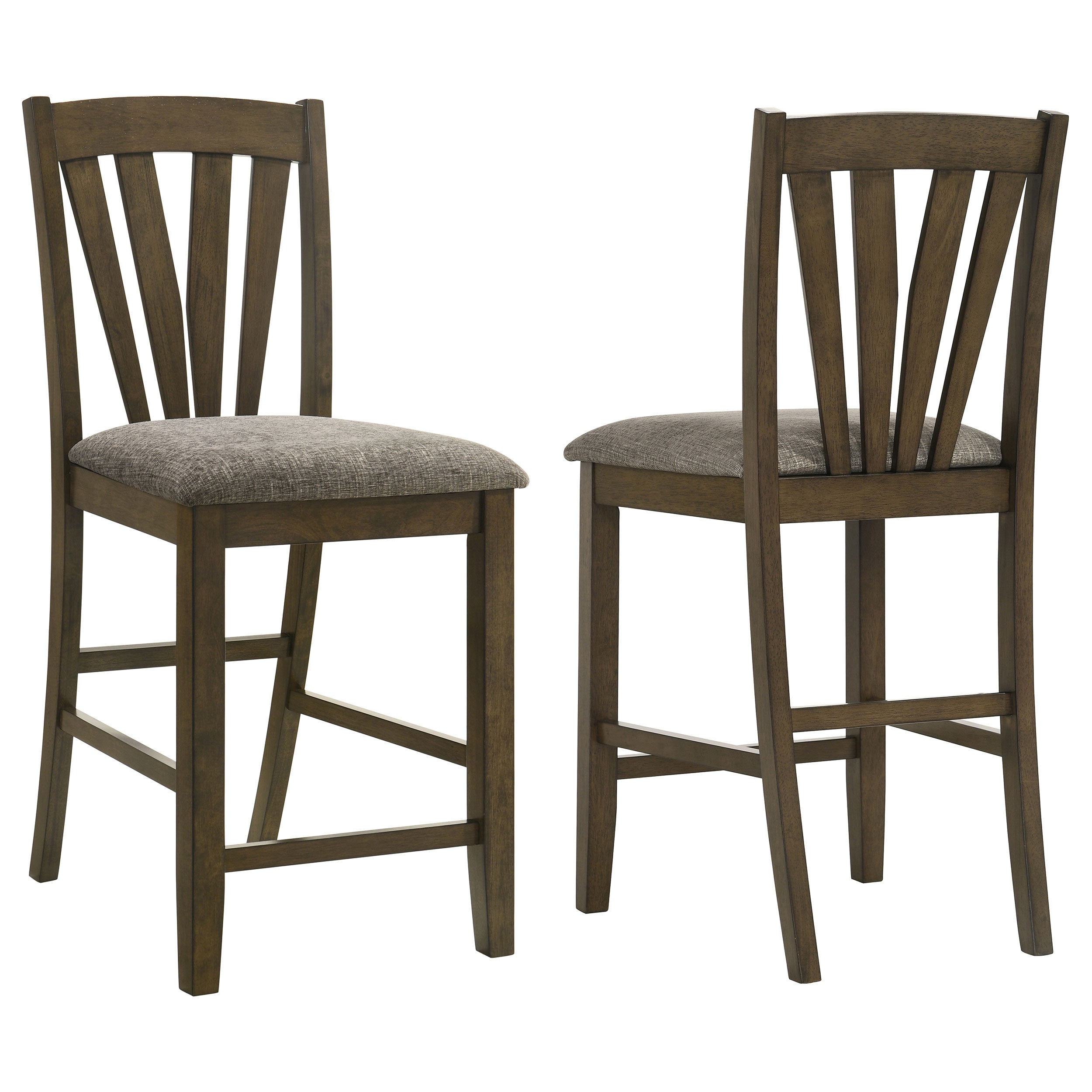 Dar Furniture - Coaster - Canfield Counter Height Dining Side Chair Brown (Set of 2) - 109179
