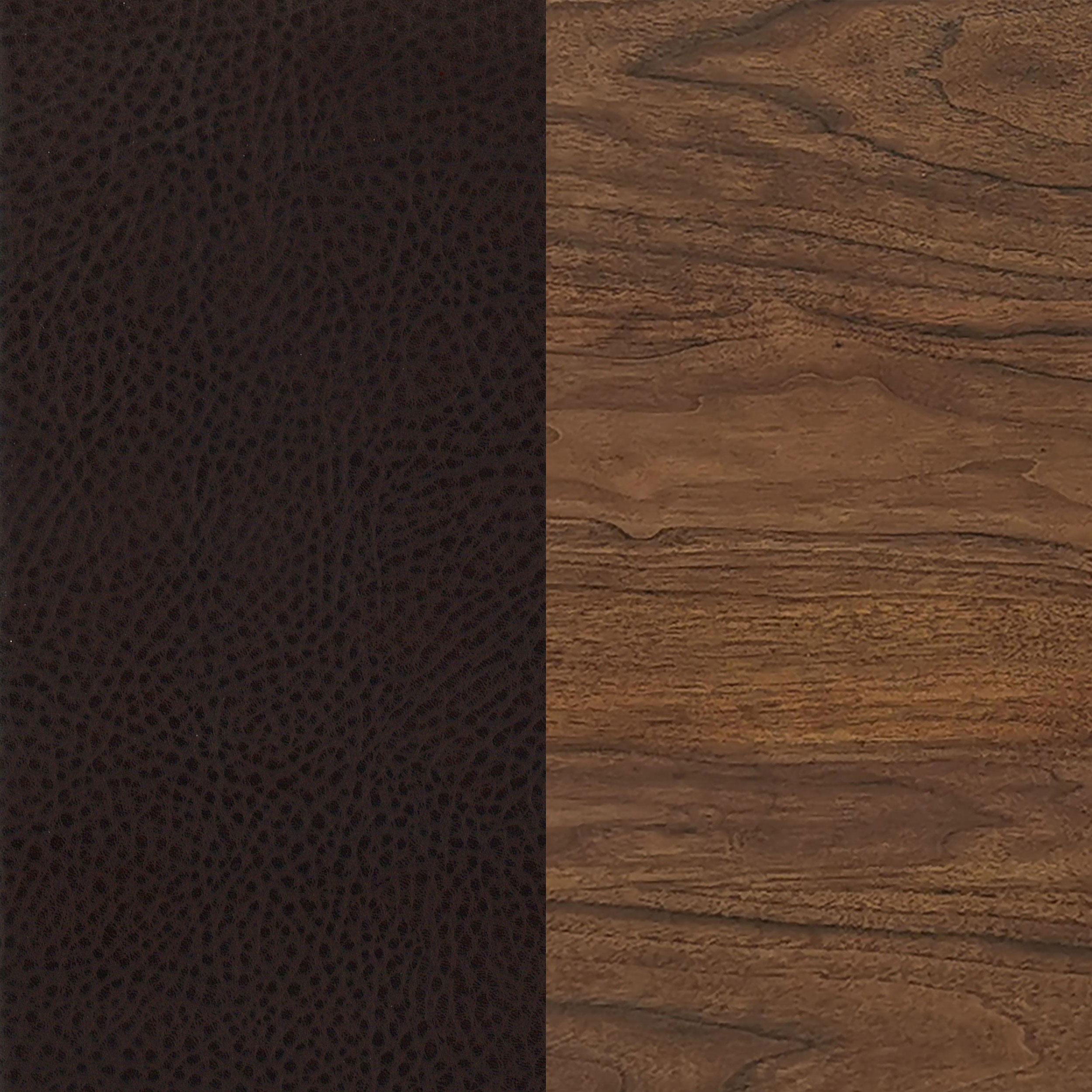 Dewey Upholstered Counter Chair Walnut (Set of 2)