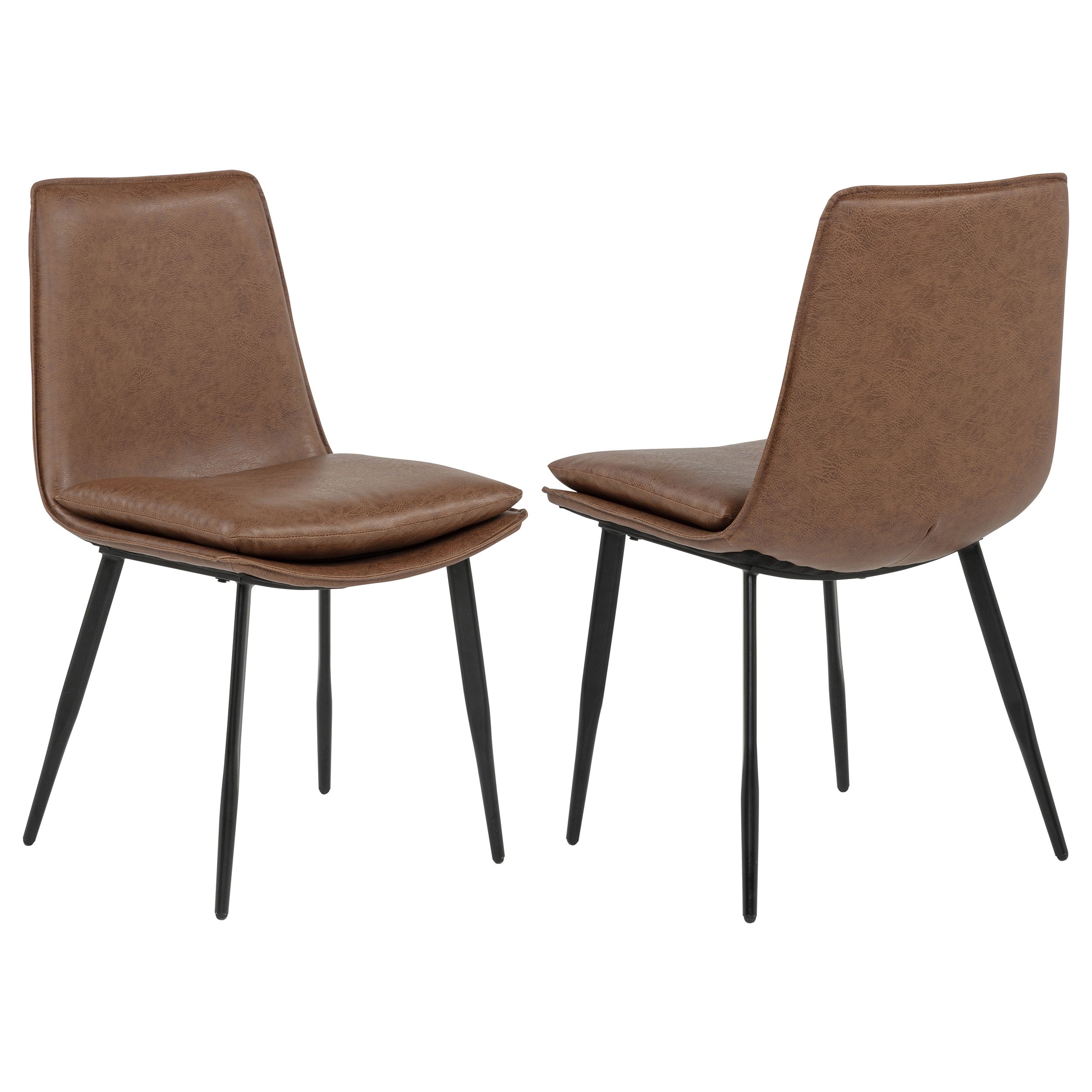 Dar Furniture - Coaster - Ortega Upholstered Dining Side Chair Coffee (Set of 2) - 115472
