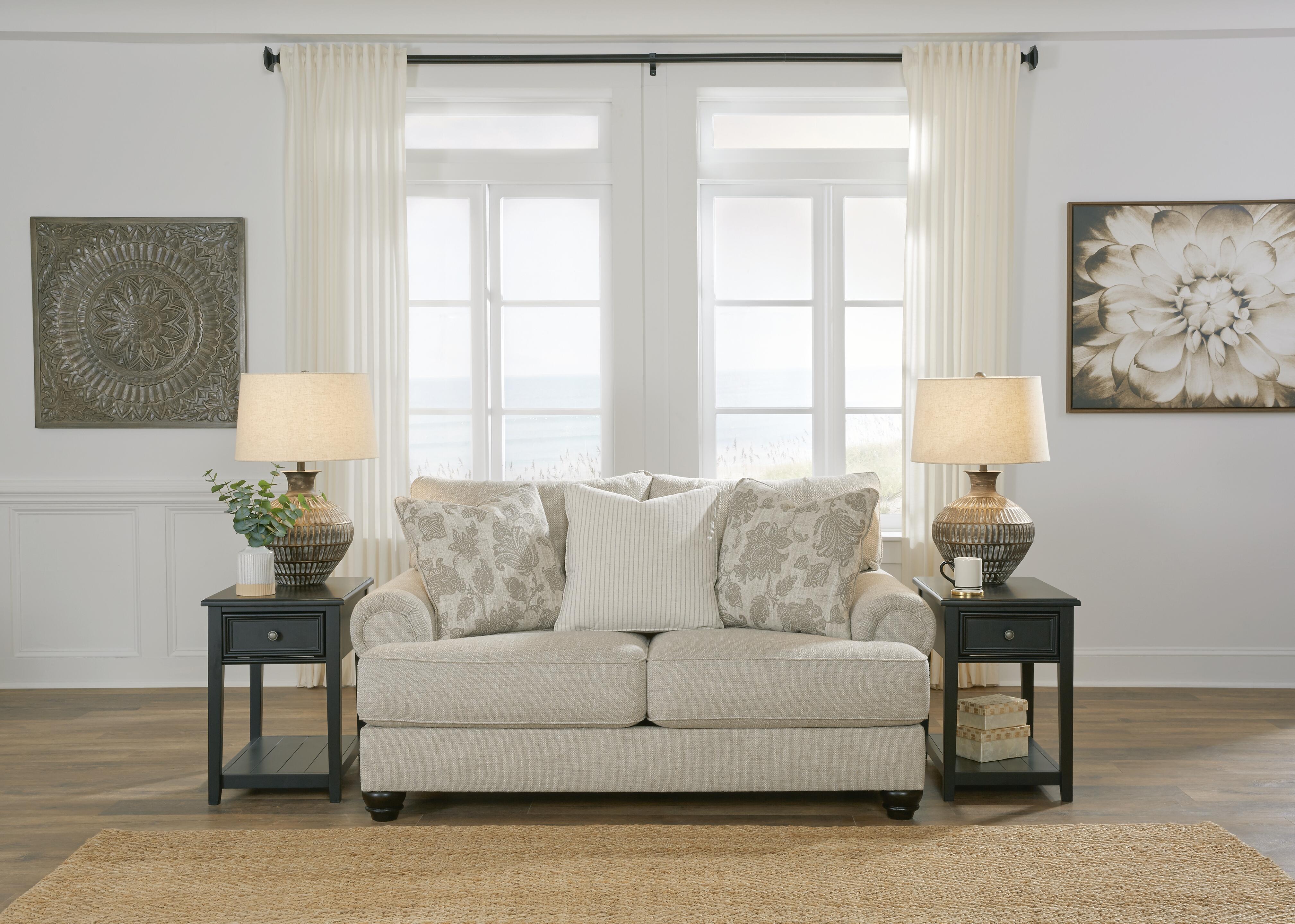 Dar Furniture - Ashley Furniture - Asanti Loveseat - Loveseat / Fog - 1320135