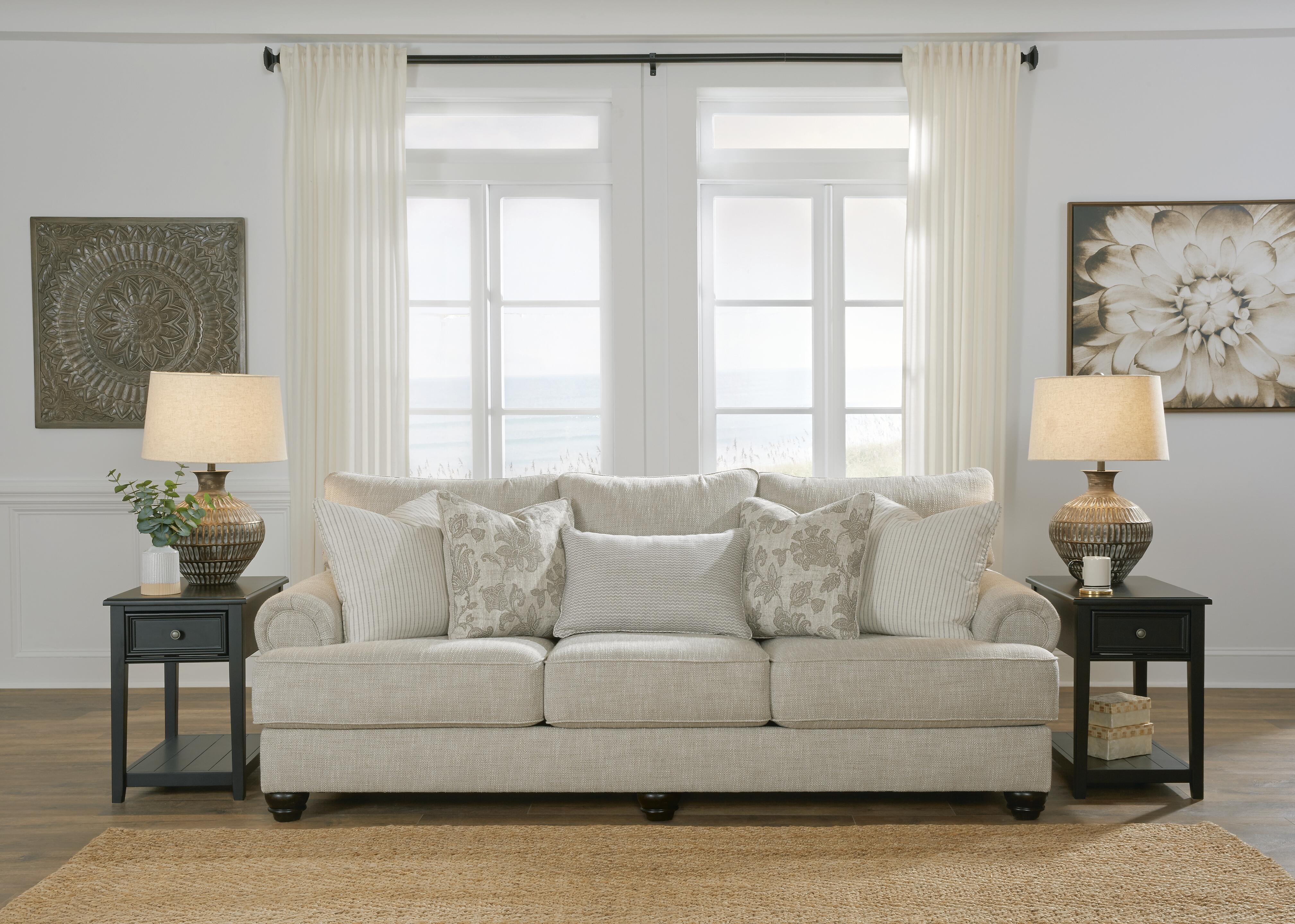 Dar Furniture - Ashley Furniture - Asanti Sofa - Sofa / Fog - 1320138