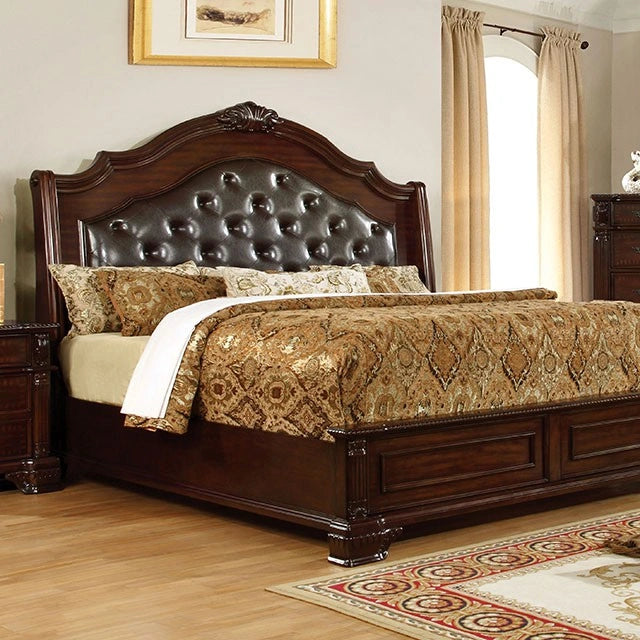 Edinburgh Bed Brown Cherry