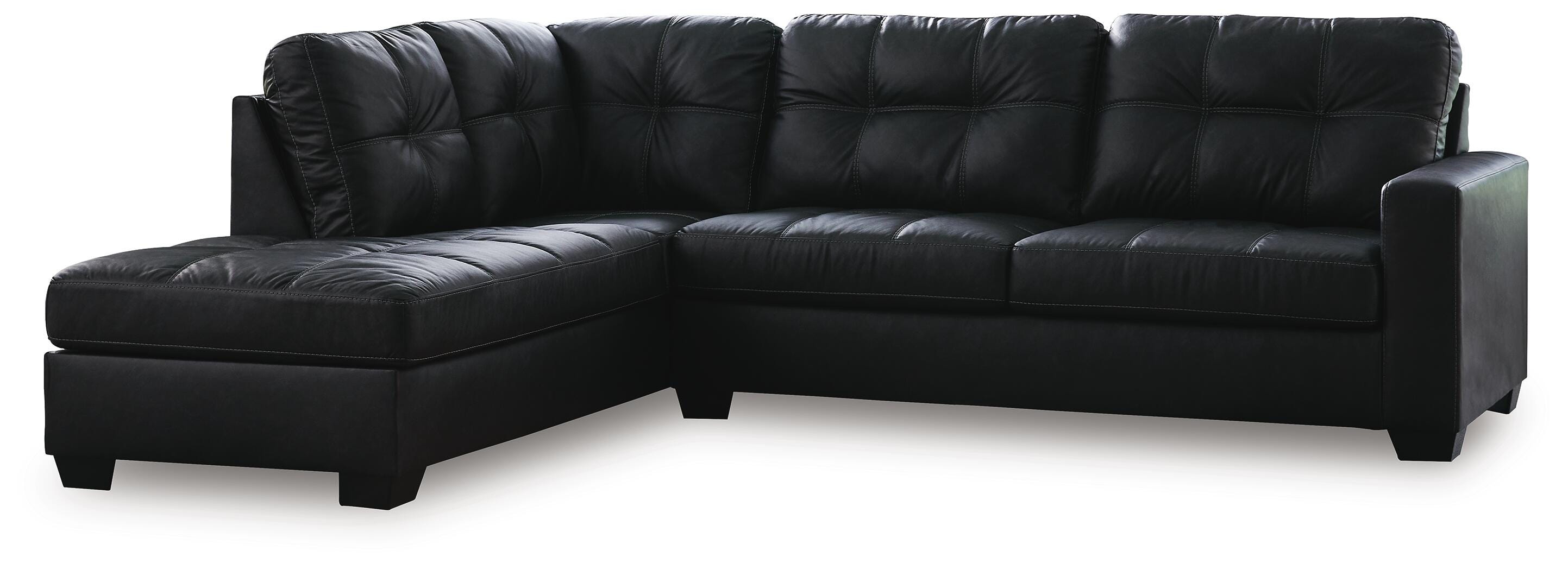 Dar Furniture - Ashley Furniture - Barlin Mills 2-Piece Sectional with Chaise - RAF 2-Piece Sectional with Chaise / Carbon - 17004S1