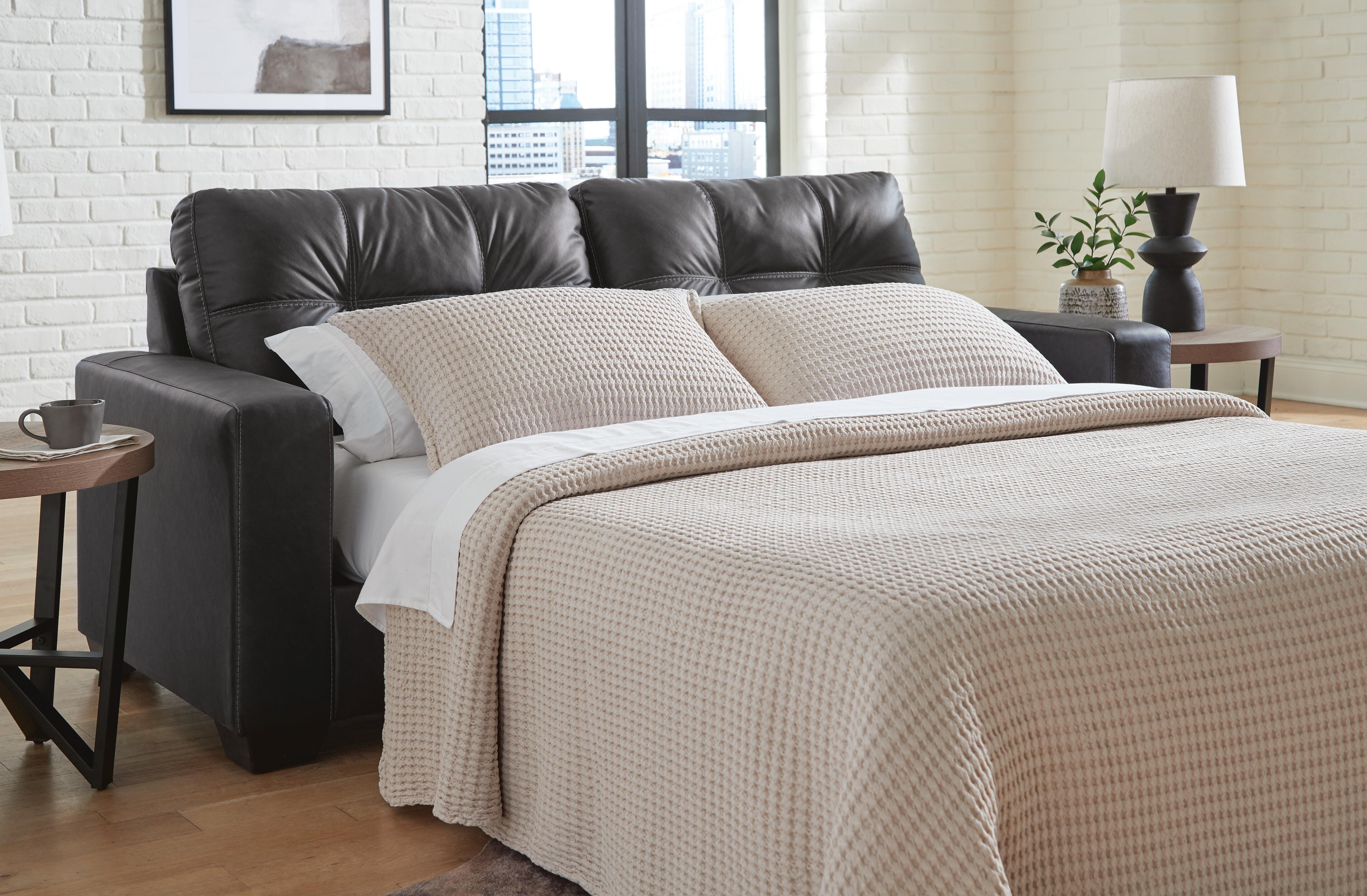 Dar Furniture - Ashley Furniture - Barlin Mills Queen Sofa Sleeper - Queen Sofa Sleeper / Carbon - 1700439