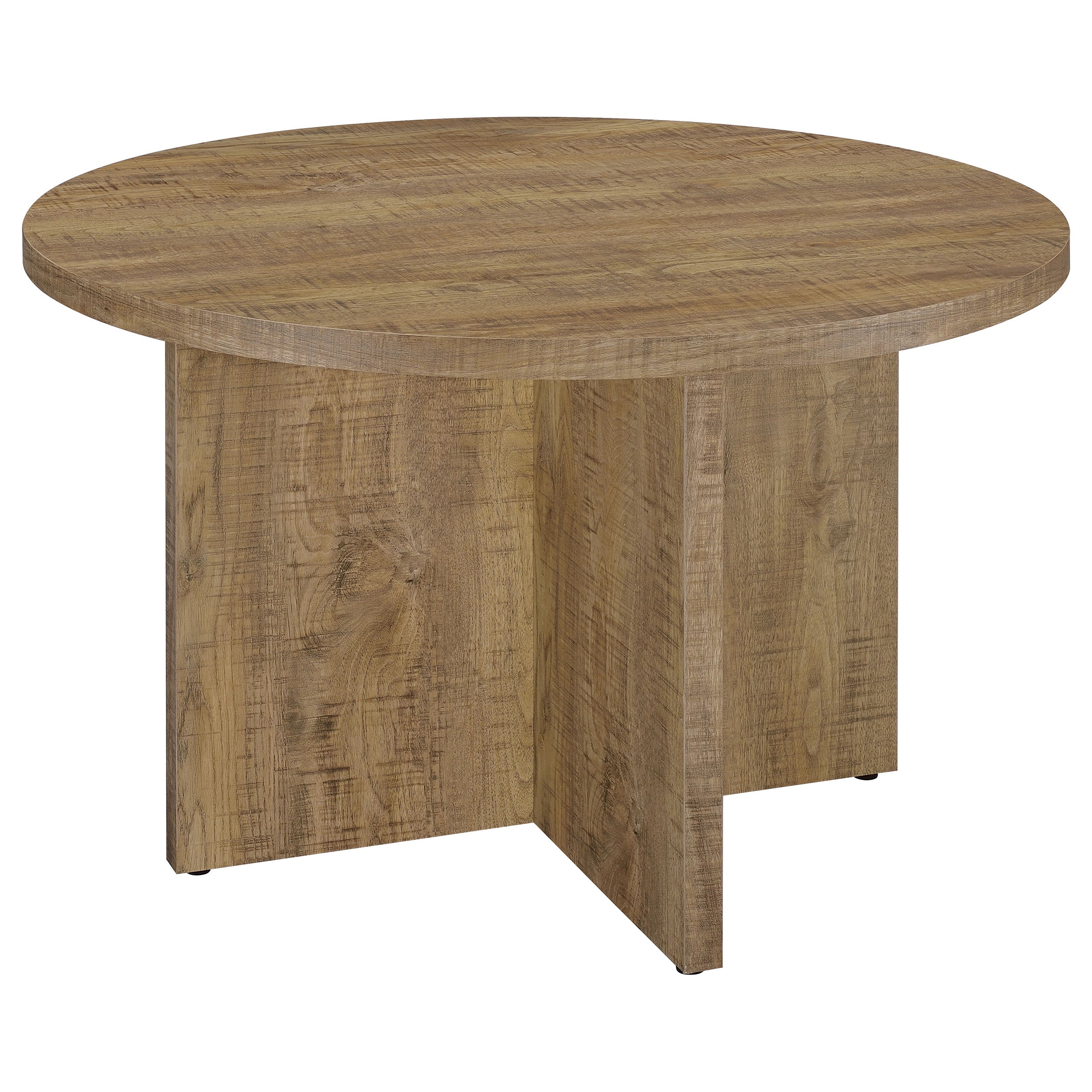 Dar Furniture - Coaster - Jamestown Round 47-inch Composite Wood Dining Table Mango - 183021