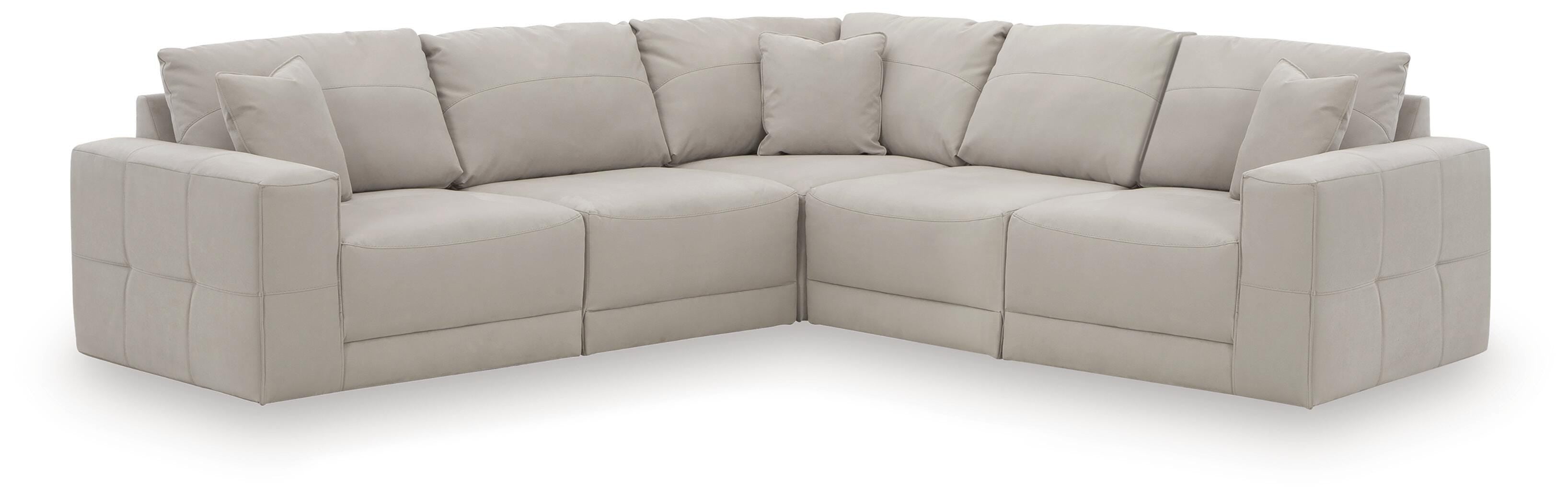Dar Furniture - Ashley Furniture - Next-Gen Gaucho 5-Piece Sectional - RAF 5-Piece Sectional / Gray - 18304S5