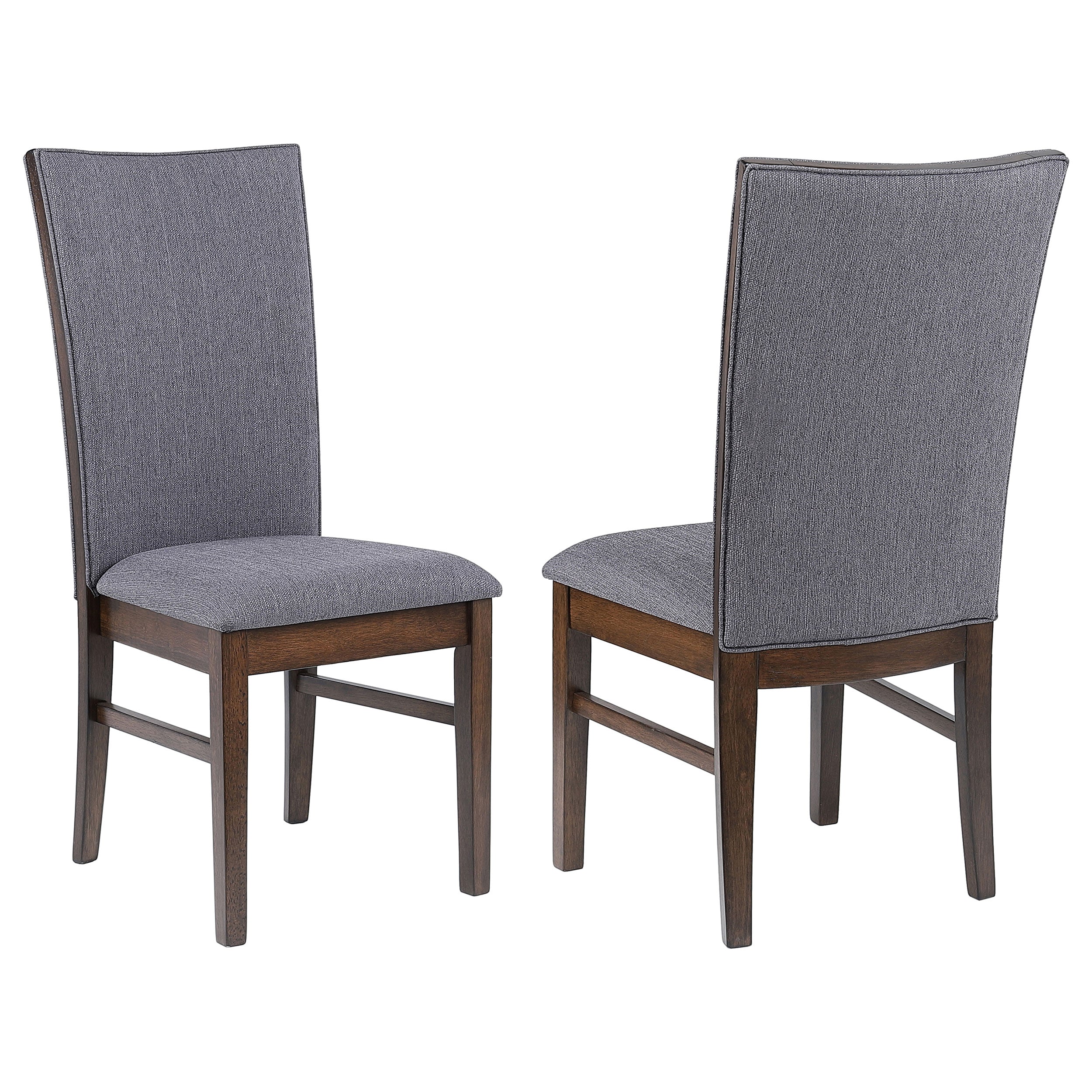 Dar Furniture - Coaster - Sherwood Upholstered Dining Side Chair Grey (Set of 2) - 193592