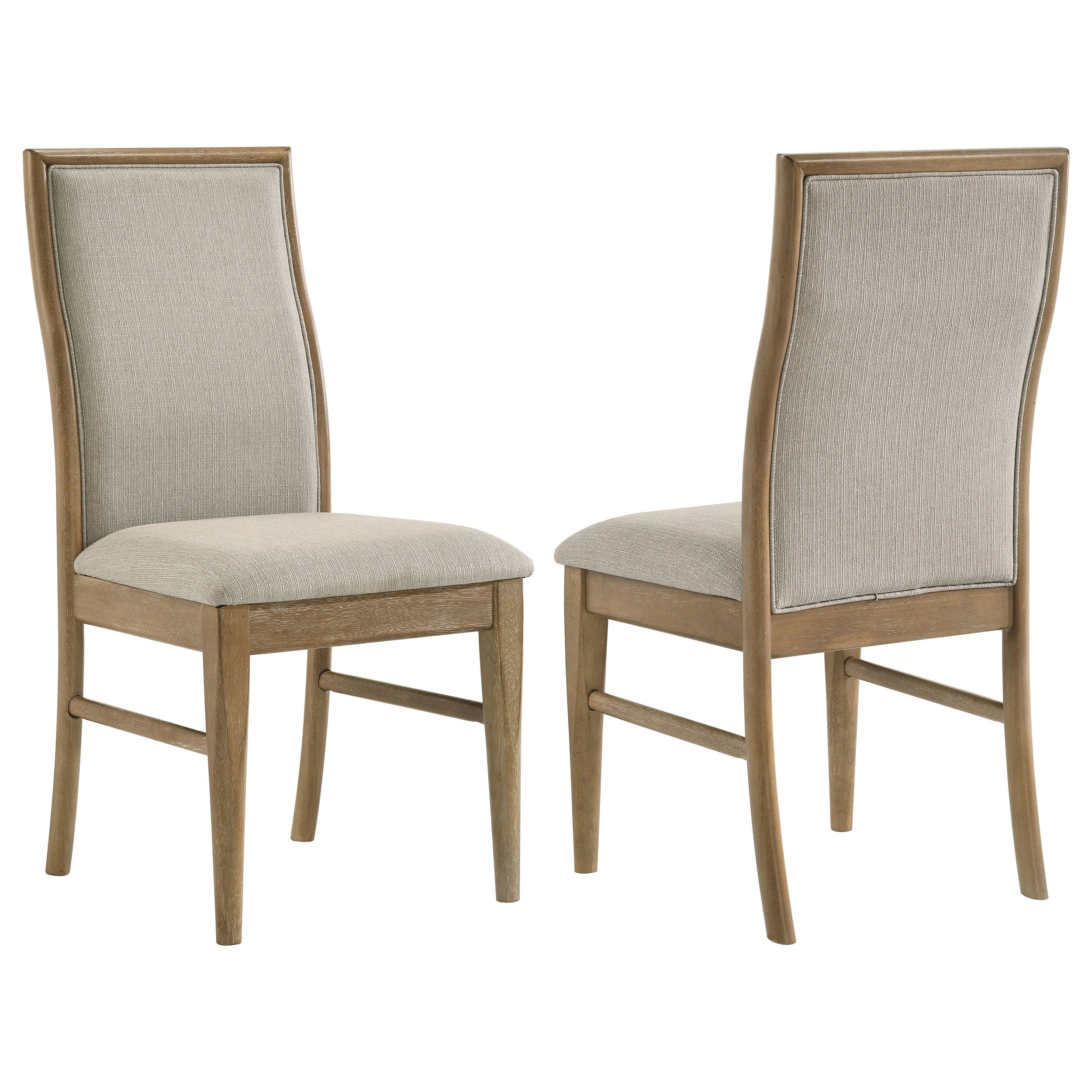 Dar Furniture - Coaster - Adina Upholstered Dining Side Chair Barley (Set of 2) - 193612