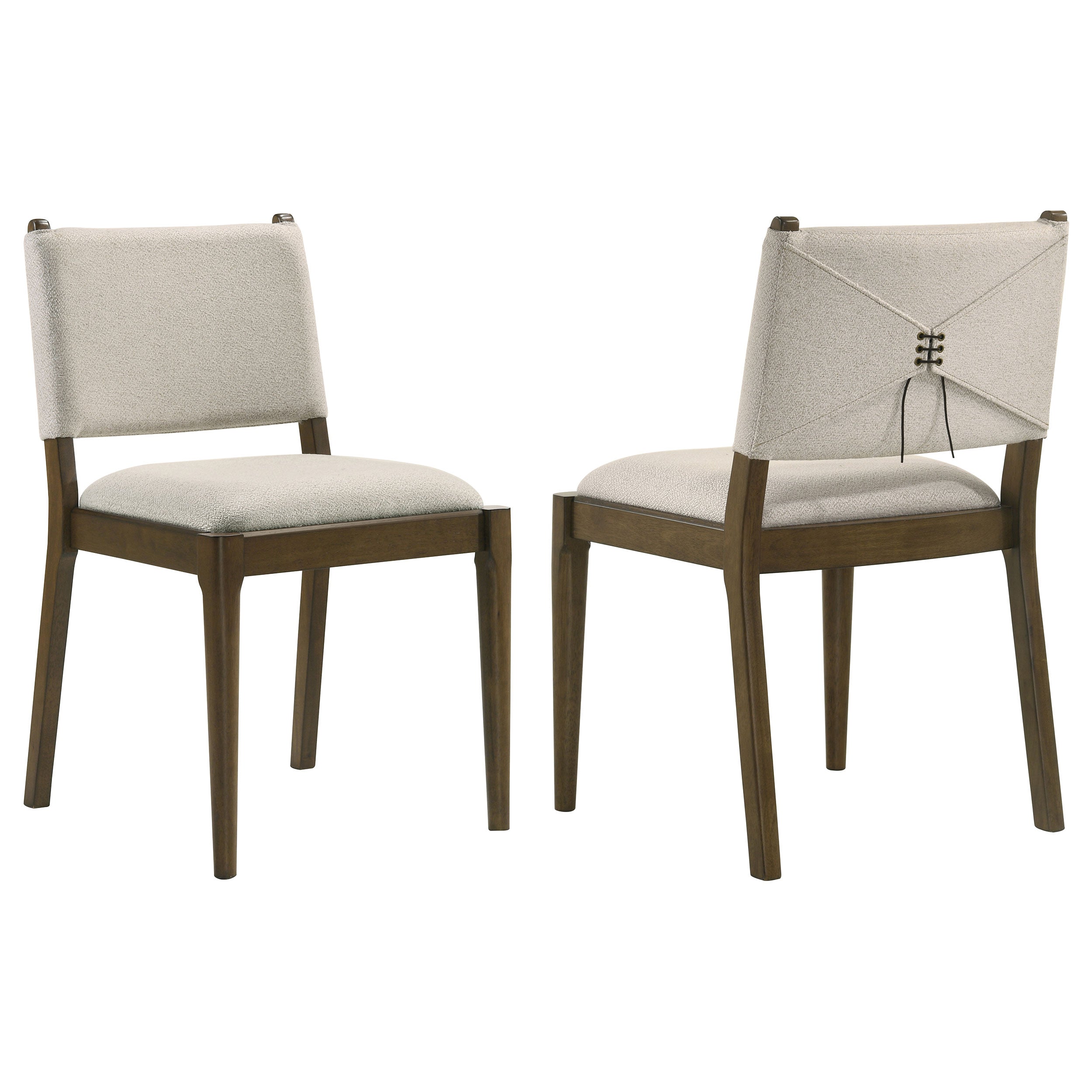 Dar Furniture - Coaster - Ottowa Upholstered Dining Side Chair Brown (Set of 2) - 193662