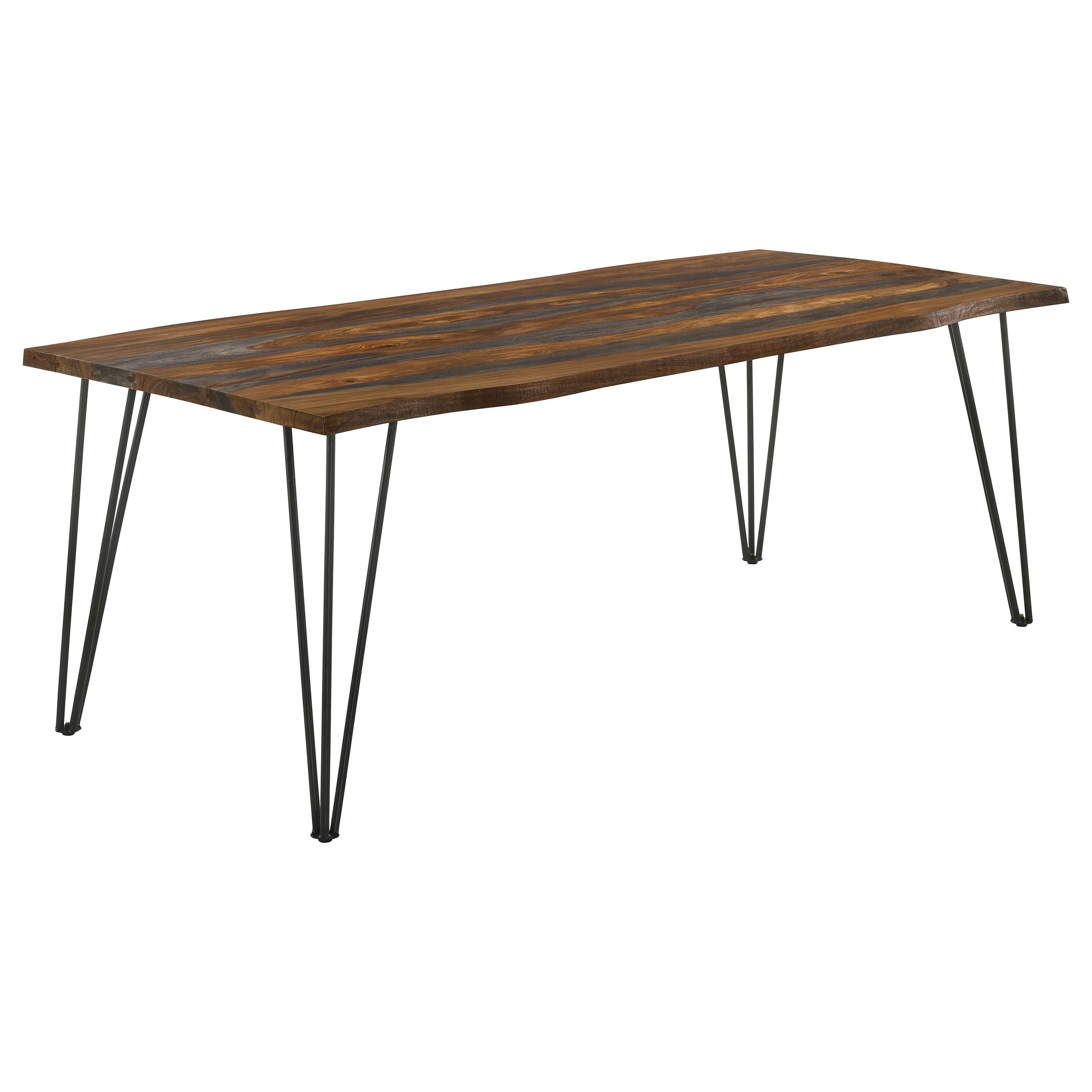 Dar Furniture - Coaster - Neve 80-inch Live Edge Dining Table Grey Sheesham - 193861