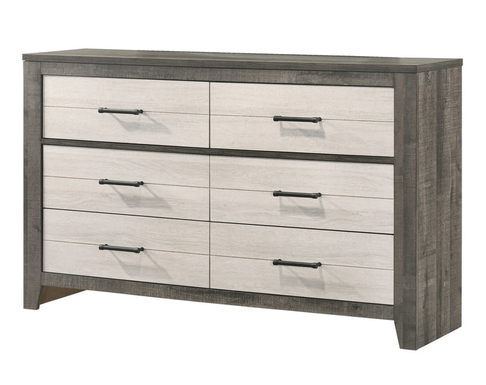 Rhett Dresser Mirror In Gray