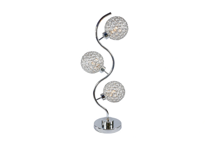 Crystal Globe Table Lamp