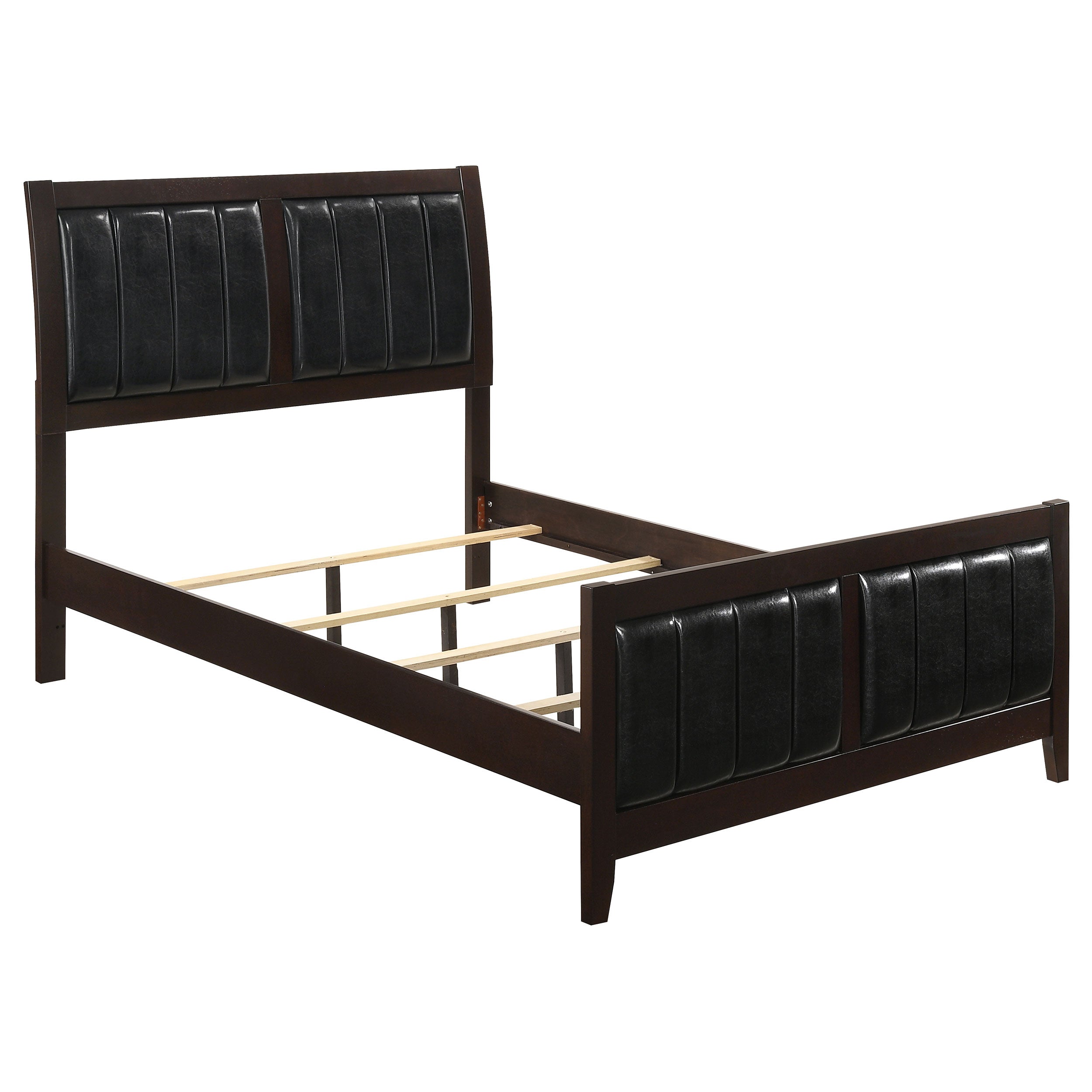Dar Furniture - Coaster - Carlton Wood California King Panel Bed Cappuccino - 202091KW