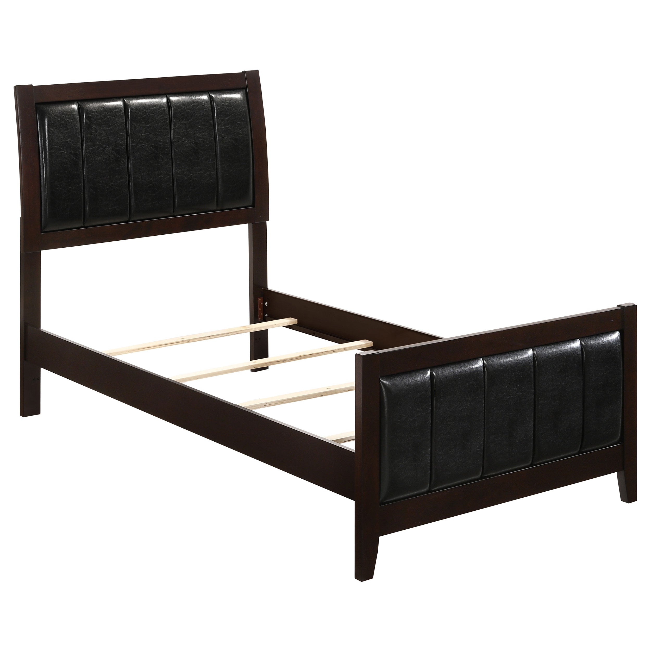Dar Furniture - Coaster - Carlton Wood Twin Panel Bed Cappuccino - 202091T