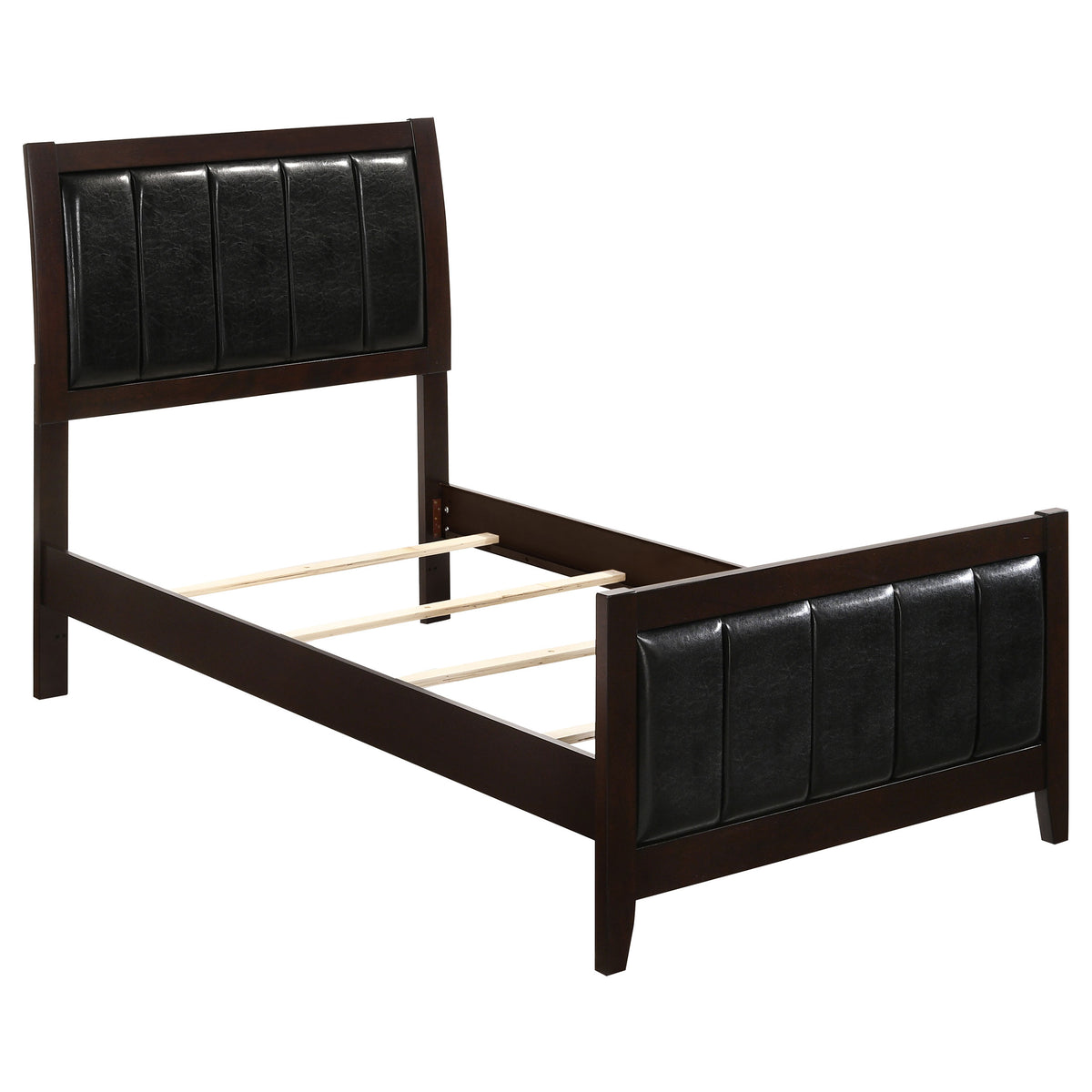 Dar Furniture - Coaster - Carlton Wood Twin Panel Bed Cappuccino - 202091T