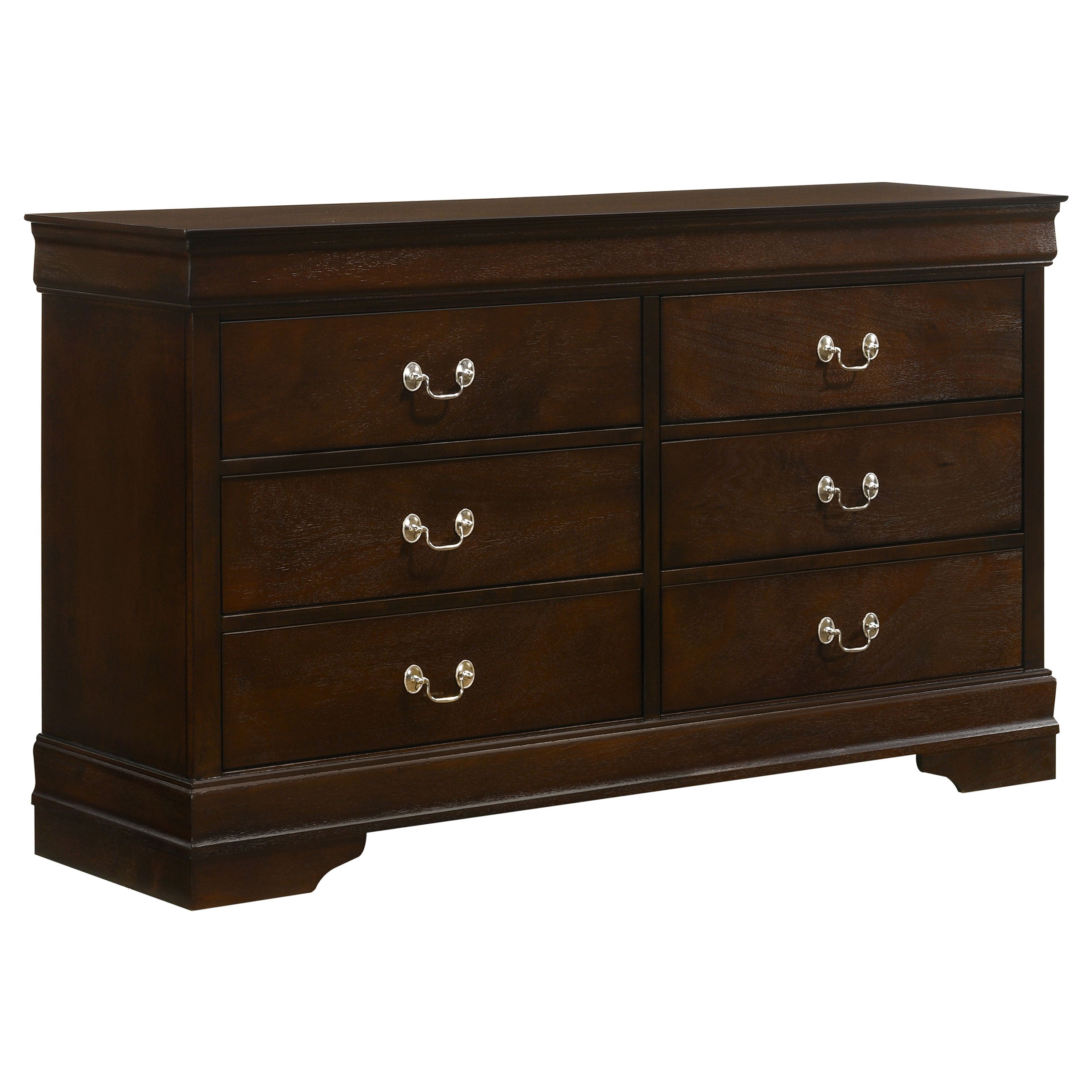 Dar Furniture - Coaster - Louis Philippe 6-drawer Dresser Cappuccino - 202413