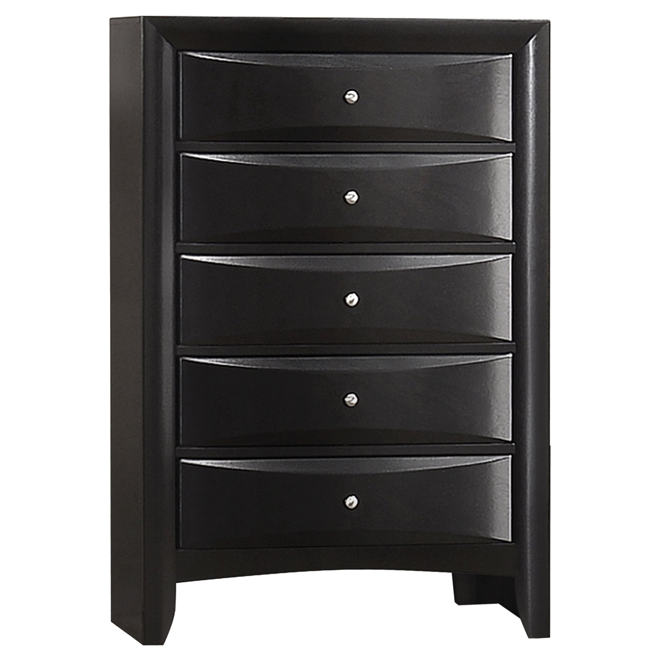 Briana 5-piece Eastern King Bedroom Set Black