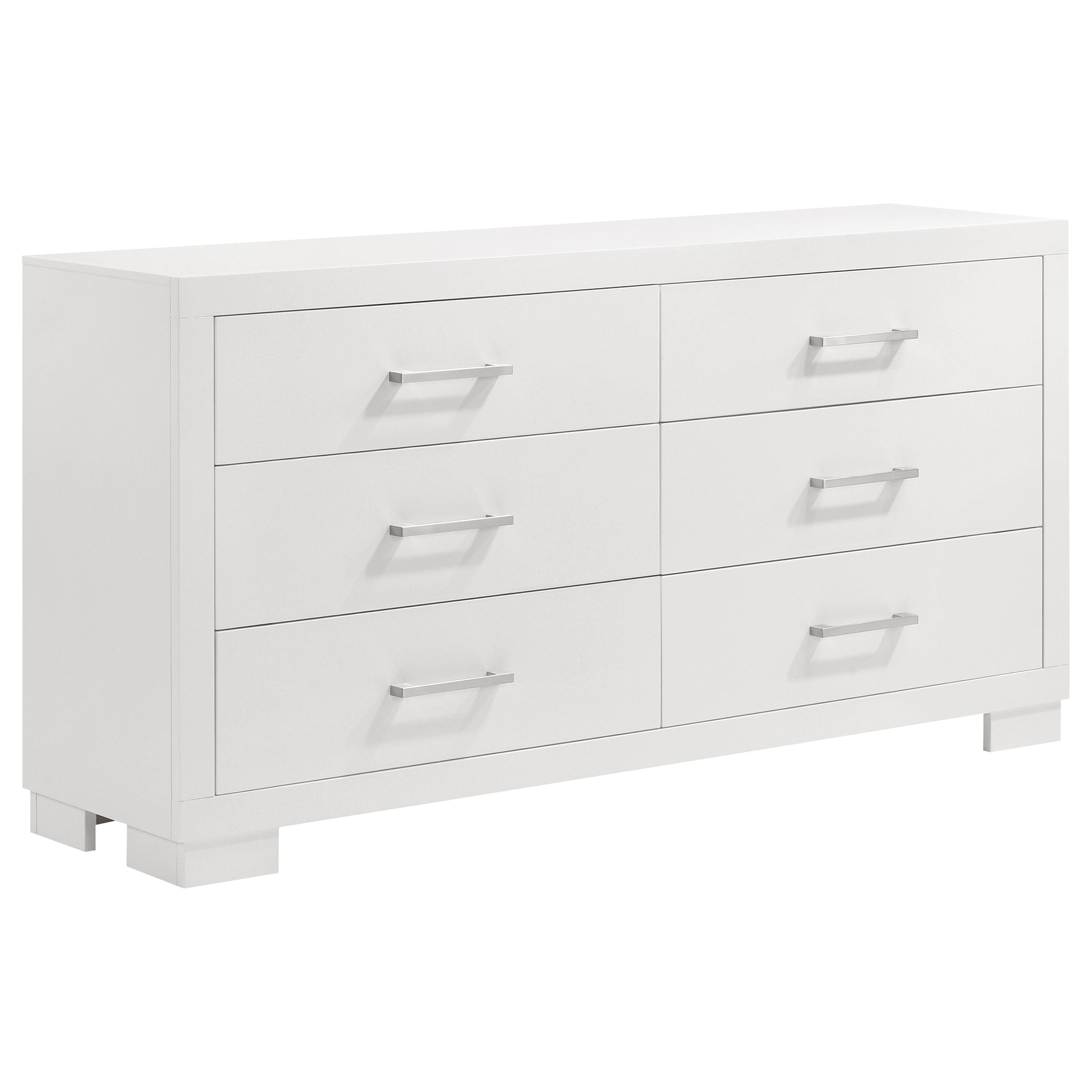 Dar Furniture - Coaster - Jessica 6-drawer Dresser Snow White - 202993