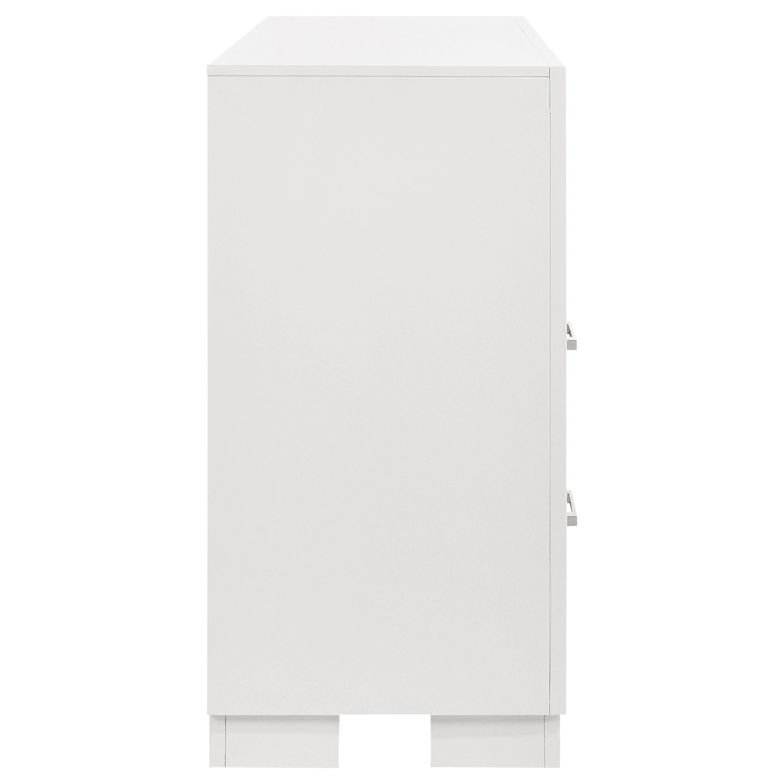 Jessica 6-drawer Dresser Snow White