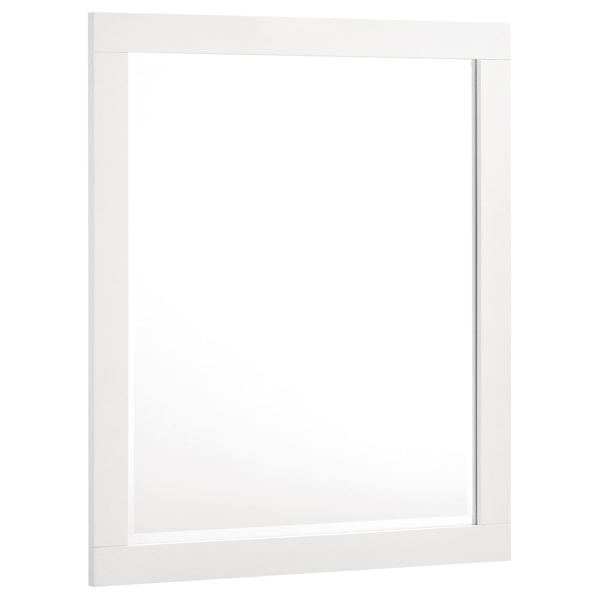 Dar Furniture - Coaster - Jessica Dresser Mirror Snow White - 202994