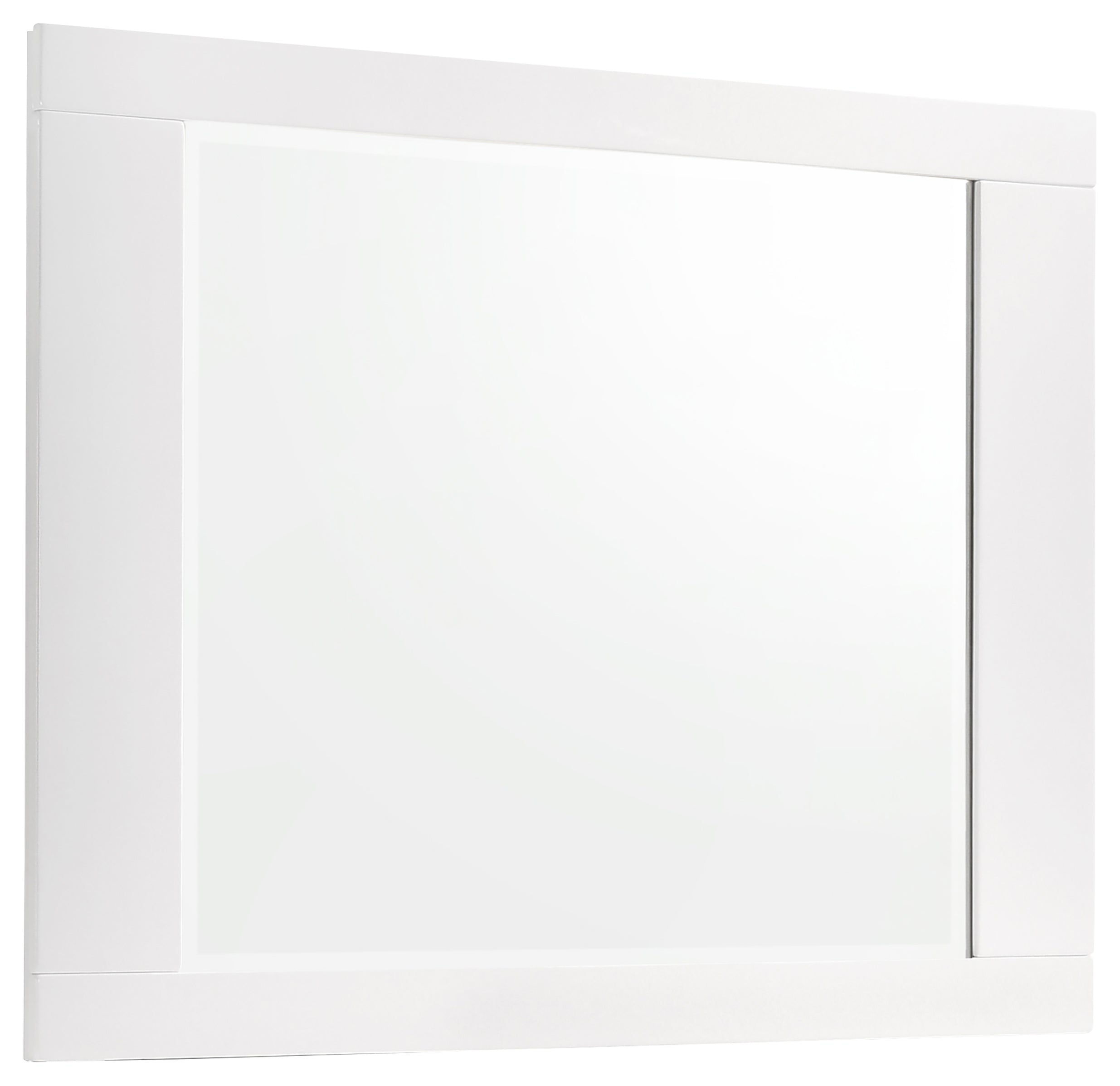 Dar Furniture - Coaster - Felicity Dresser Mirror White High Gloss - 203504