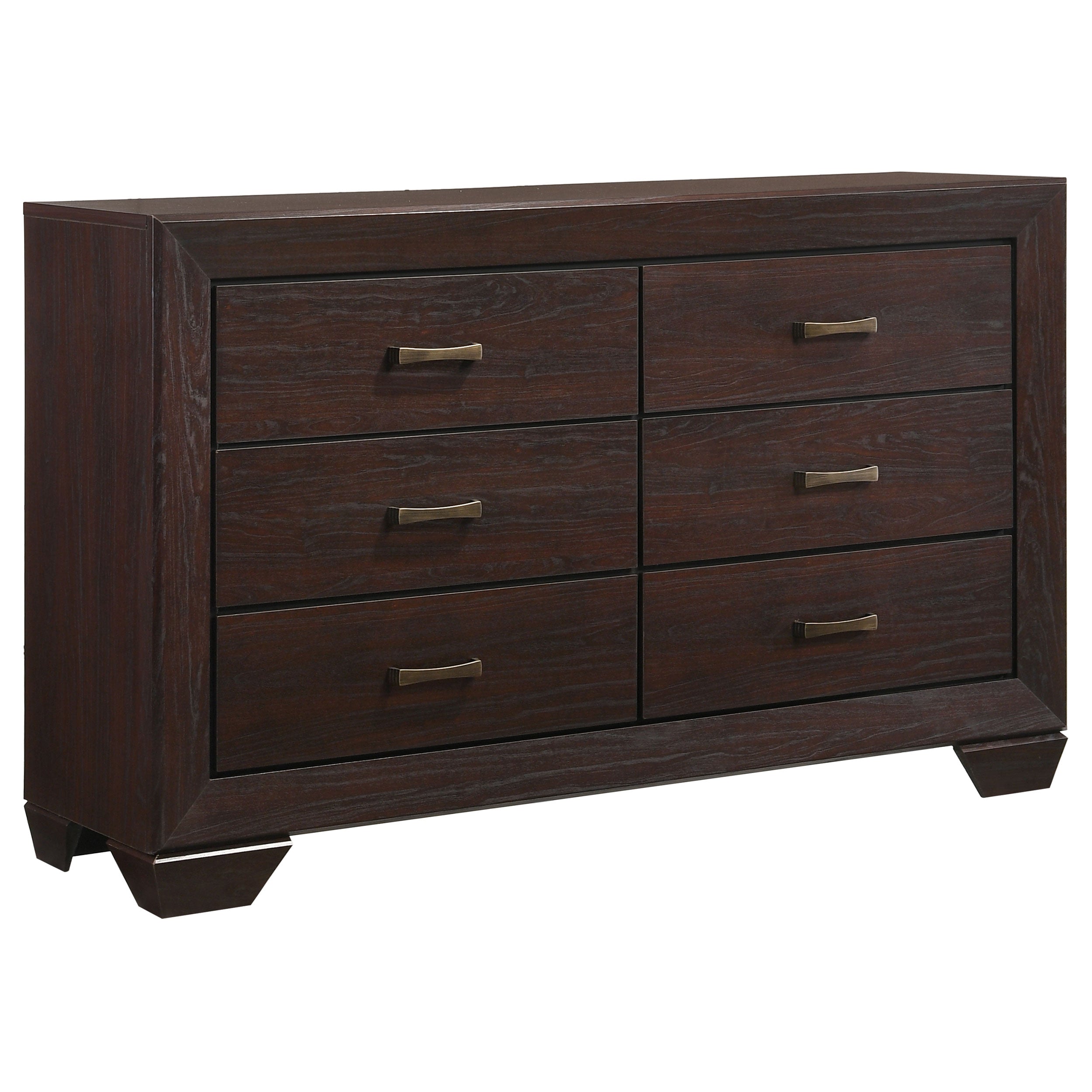 Dar Furniture - Coaster - Kauffman 6-drawer Dresser Dark Cocoa - 204393